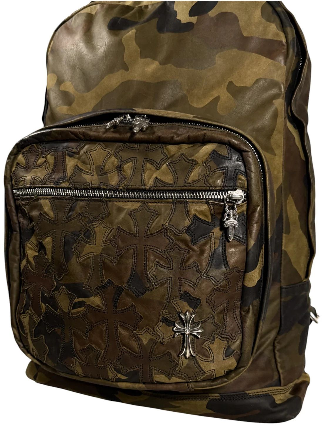 Chrome Hearts Camoflauge Cross Patch 7th Grade Backpack Size ONE SIZE - 4 Thumbnail