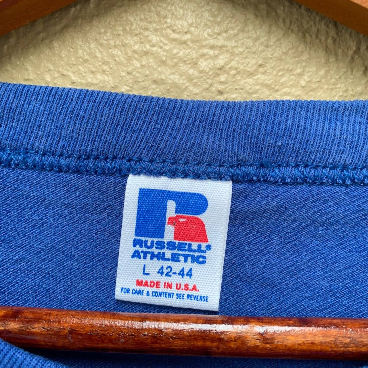Russell Athletic Vintage 90s TEXAS RANGERS Baseball T-shirt Size US L / EU 52-54 / 3 - 5 Thumbnail