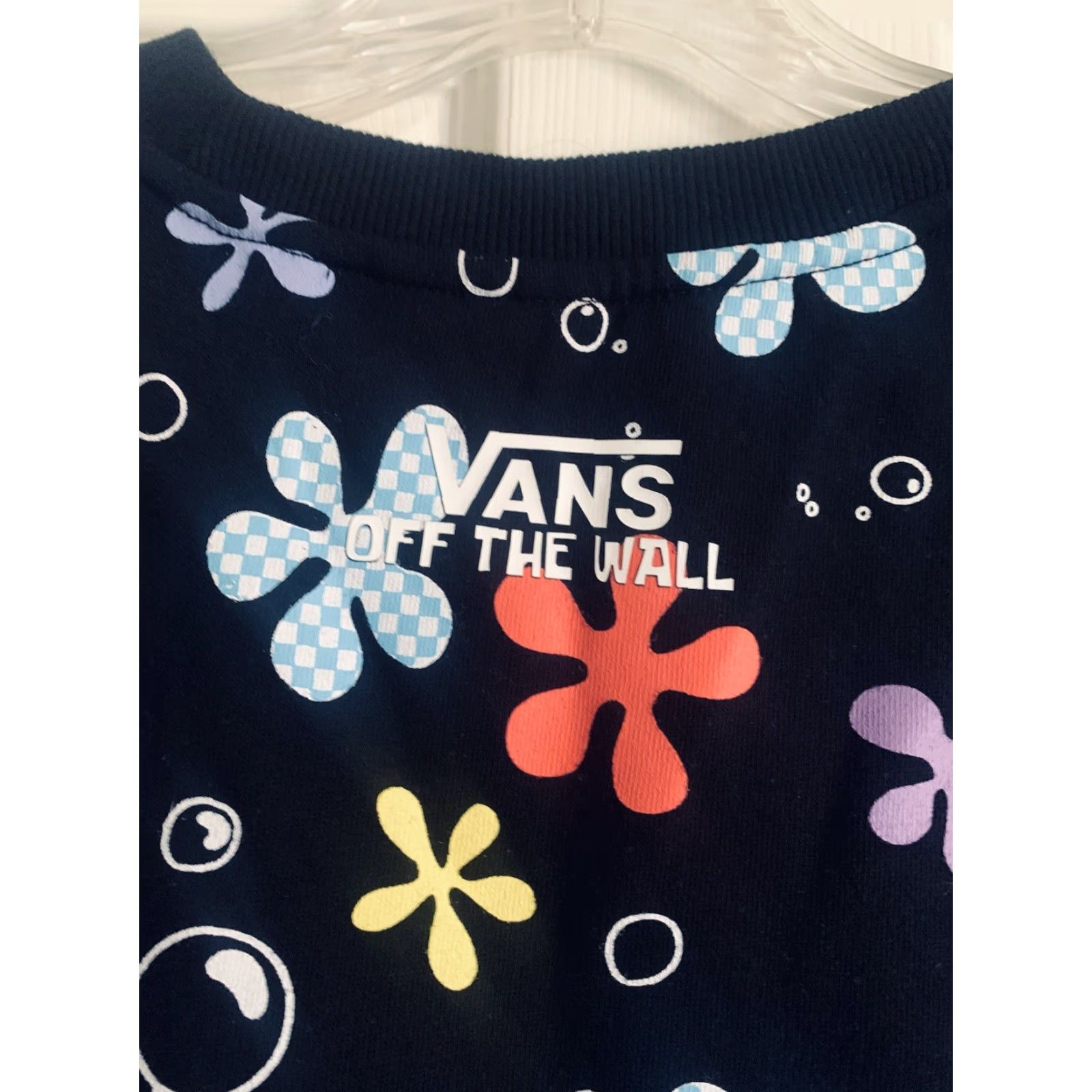 Vans VANS SpongeBob Aloha Crewneck Sweatshirt XS Women Multicolor Long Sleeve Pullover Limited Edition Size XS / US 0-2 / IT 36-38 - 7 Thumbnail