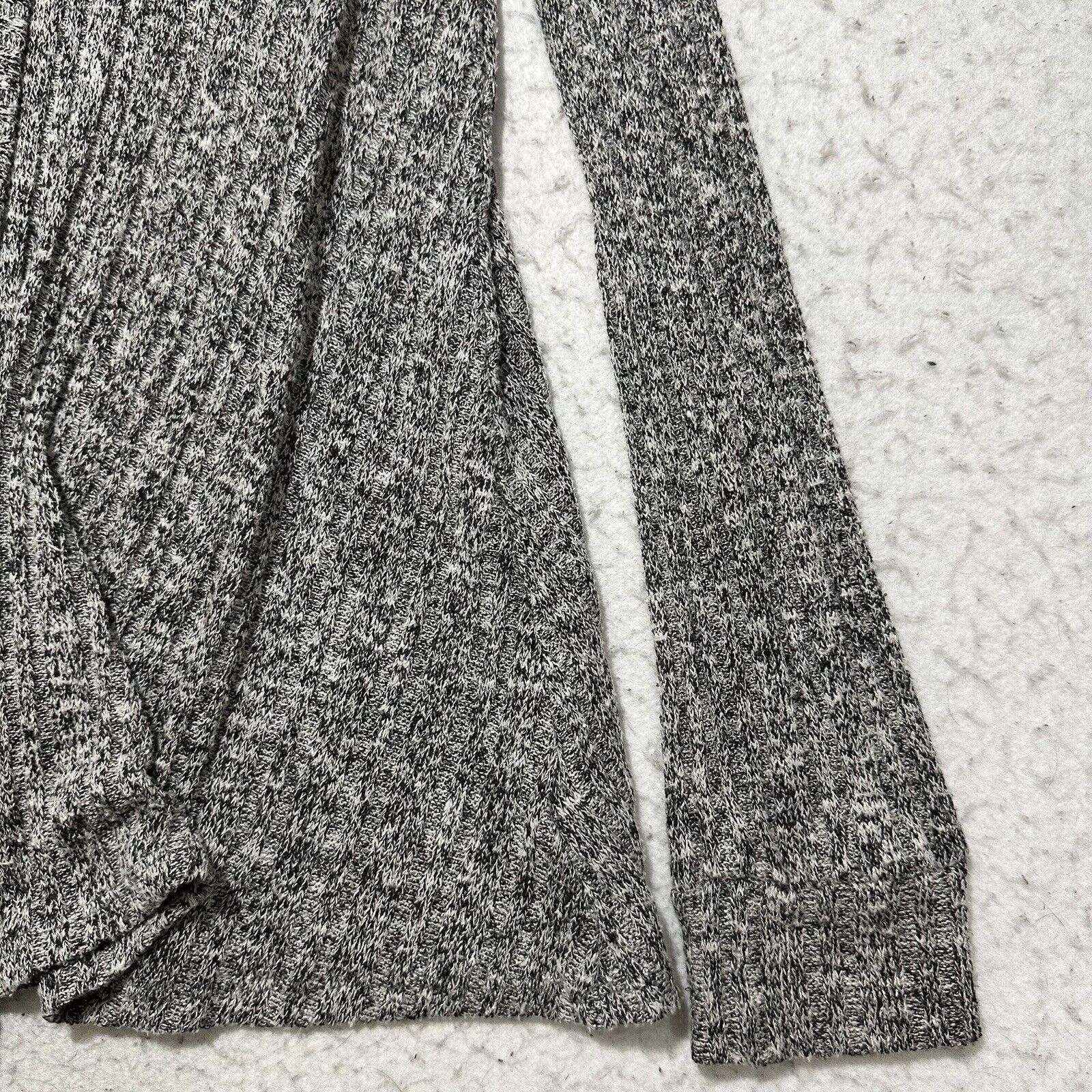 Bdg BDG Medium Heather Gray Open Front Cardigan Hooded Knit Size M / US 6-8 / IT 42-44 - 6 Thumbnail