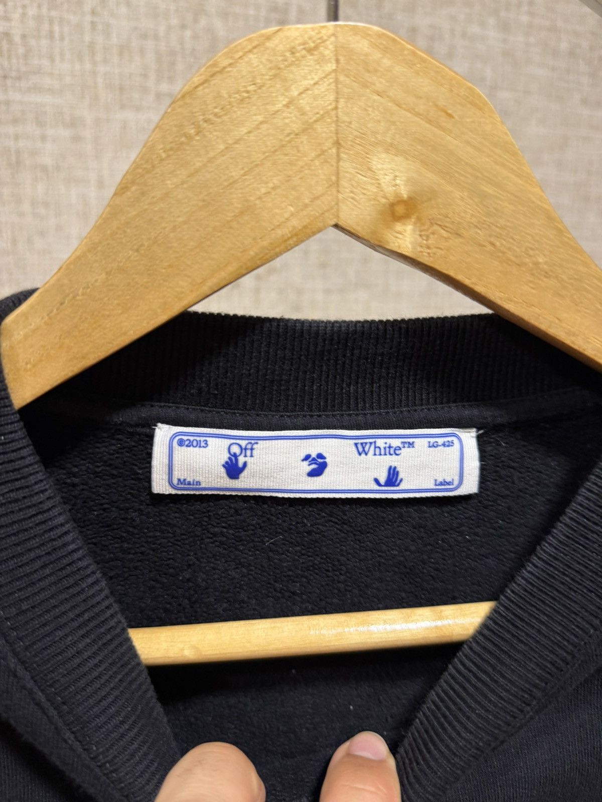 Off-White OFF WHITE CARAVAGGIO BLACK SWEATSHIRT Size US XS / EU 42 / 0 - 6 Thumbnail