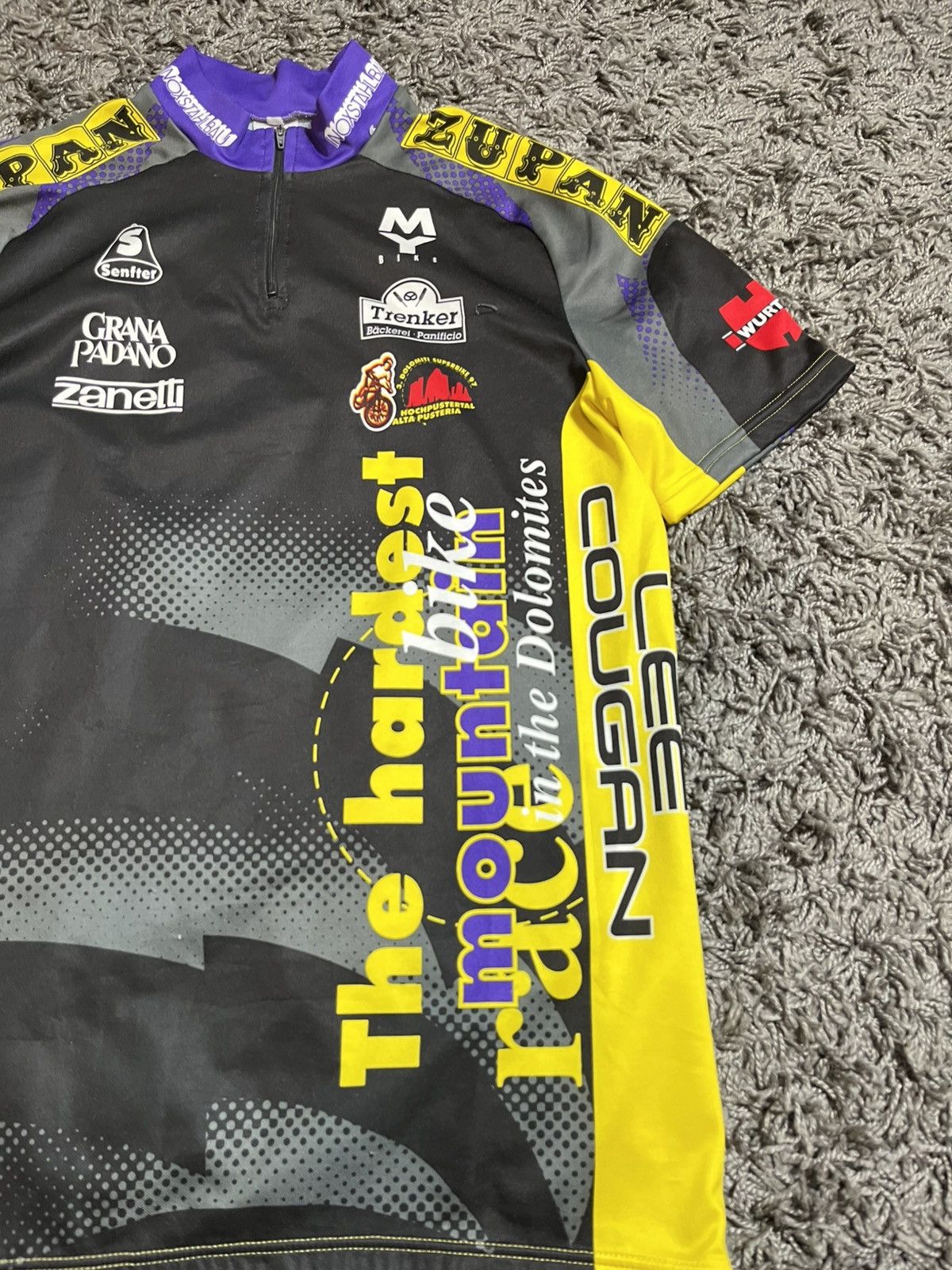 Vintage VELO 1997’s MY BIKE SOLOMITI CYCLING JERSEY VINTAGE Size US M / EU 48-50 / 2 - 2 Thumbnail