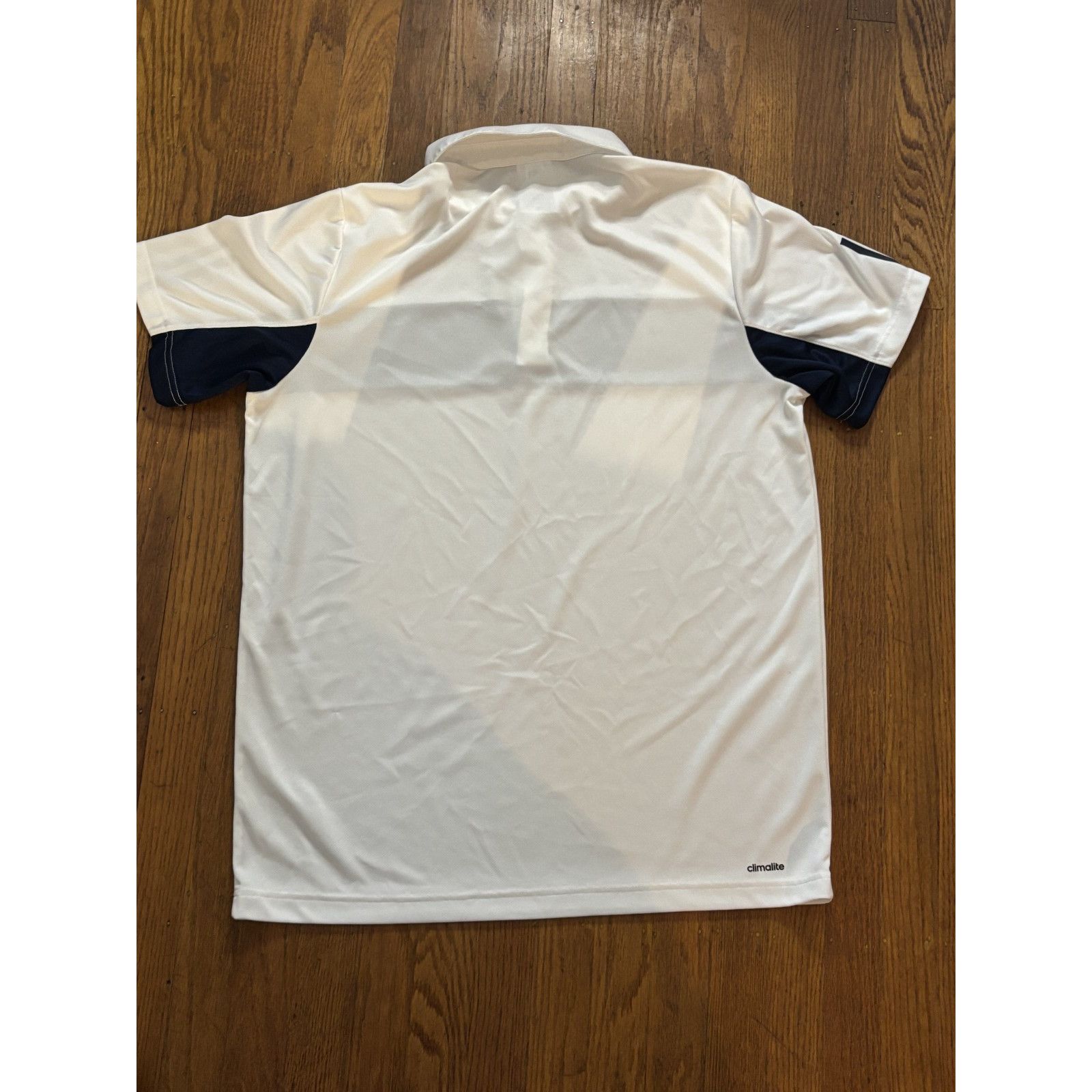 Adidas Adidas Tennis Polo Shirt White Men L ClimaLite Performance Size US L / EU 52-54 / 3 - 4 Thumbnail