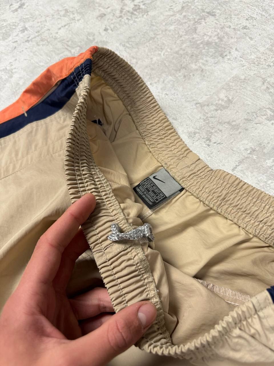 Nike Vintage Nike Y2K Beige Drill Track Pants Size M-L Size US 33 - 10 Thumbnail