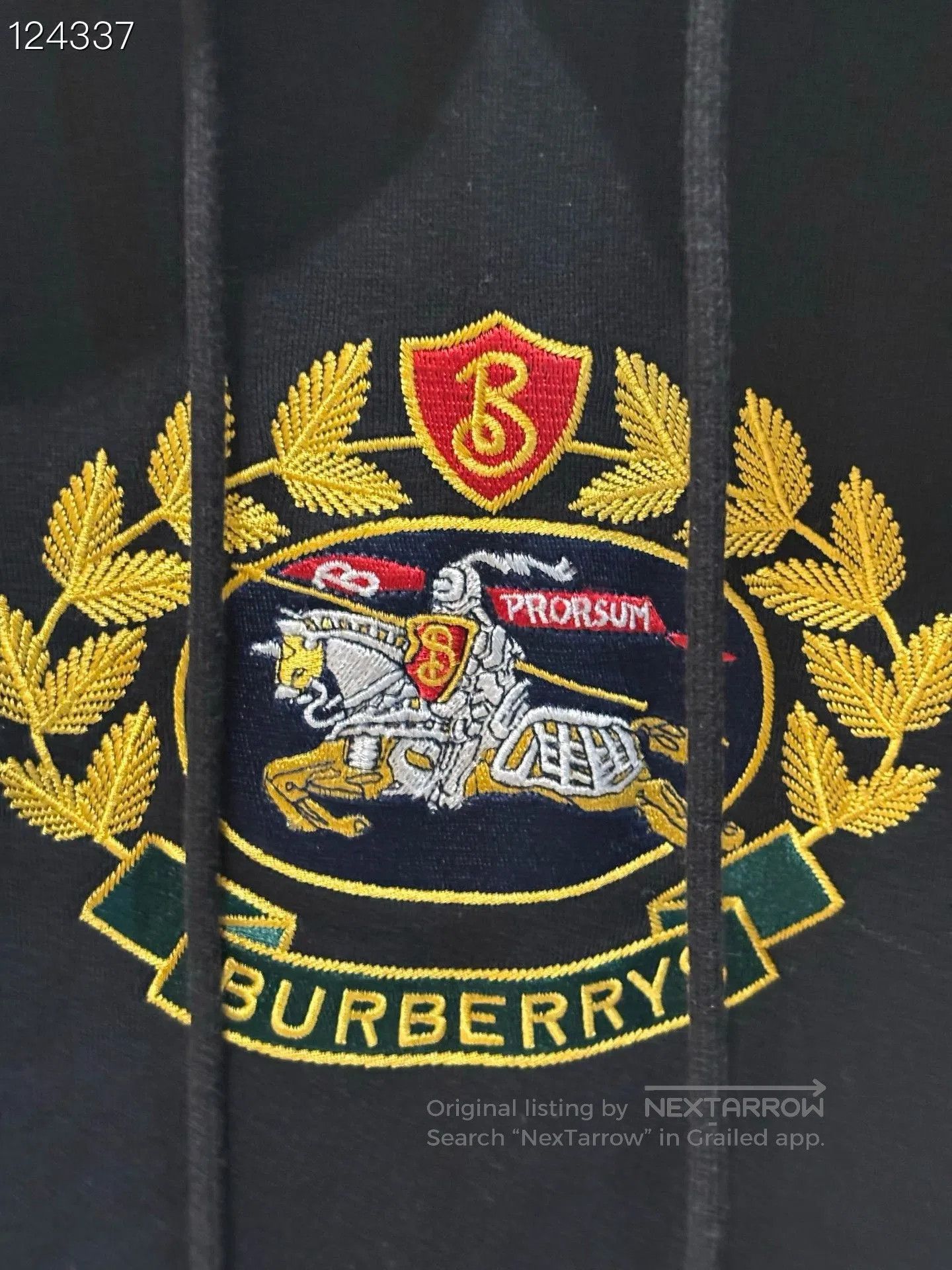 Burberry Burberry Black Knight Embroidery Hoodie. Size US L / EU 52-54 / 3 - 4 Thumbnail