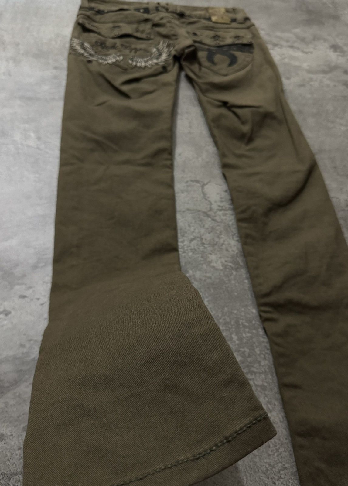Japanese Brand RED PEPPER STUDDED GRUNGE IFSIXWASNINE PANTS Size 29" - 2 Thumbnail