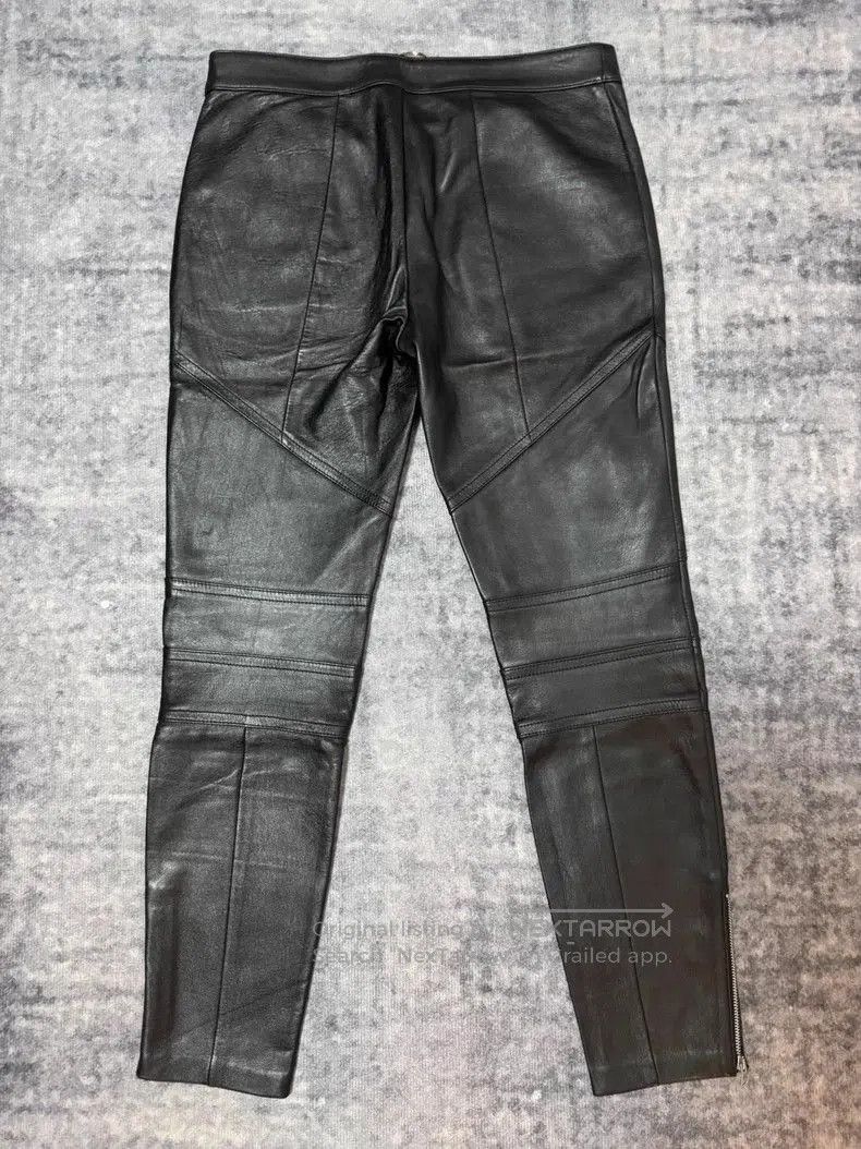Saint Laurent Paris Saint Laurent Black Leather Moto Pants. Size US 36 / EU 52 - 2 Thumbnail