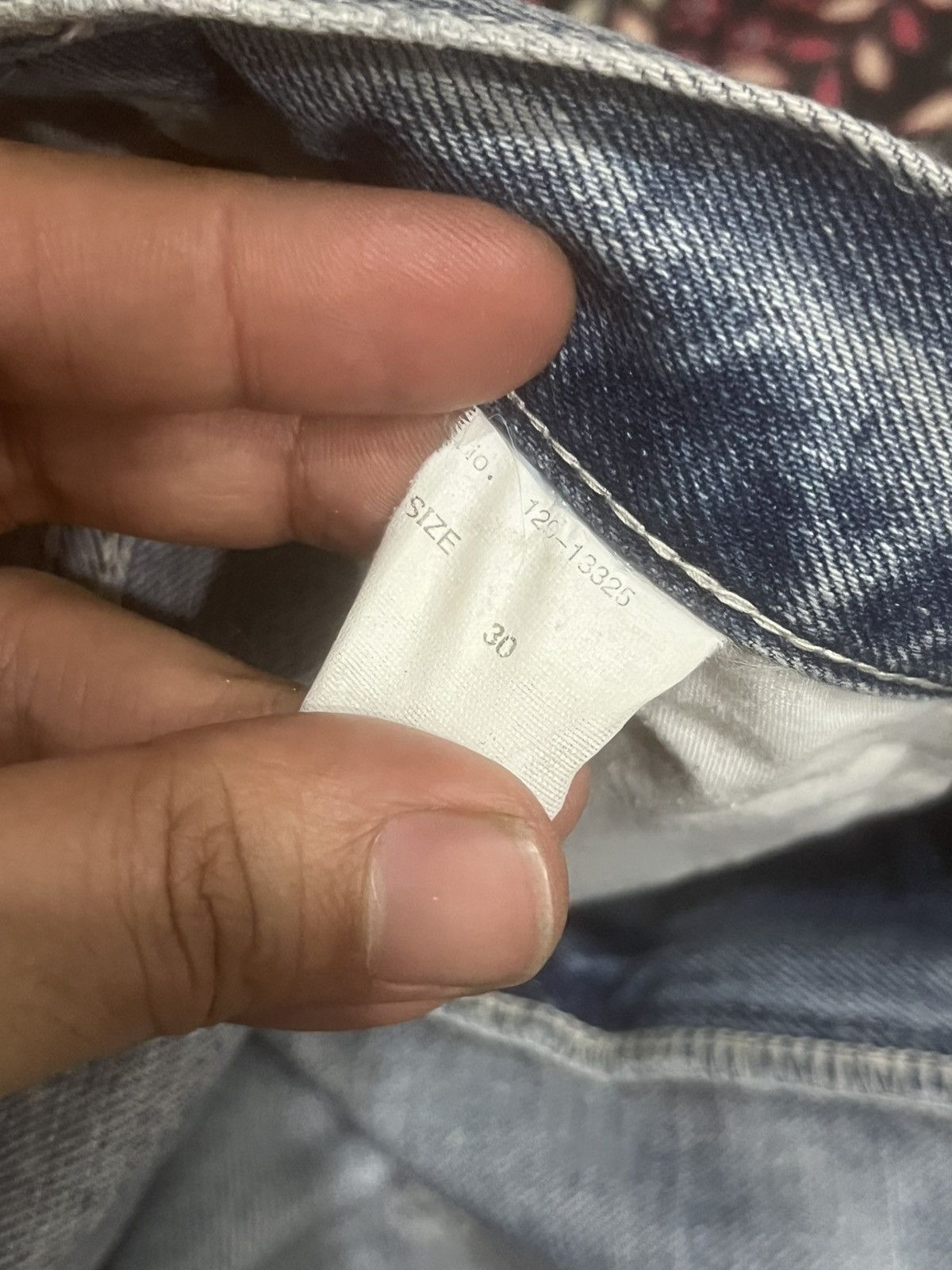 JACKROSE Jackrose X Luv Maison Blue Faded Washed Selvedge Flare Jeans Size US 30 / EU 46 - 19 Thumbnail