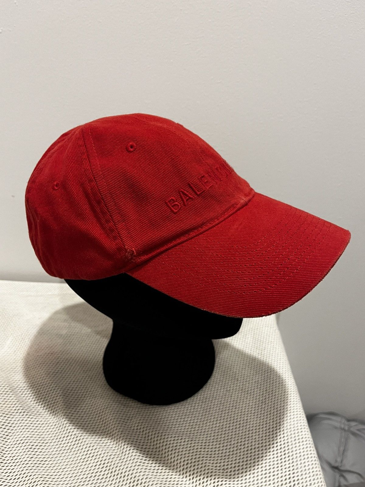 Balenciaga Balenciaga Red Front Logo Hat (unisex) Size ONE SIZE - 12 Thumbnail