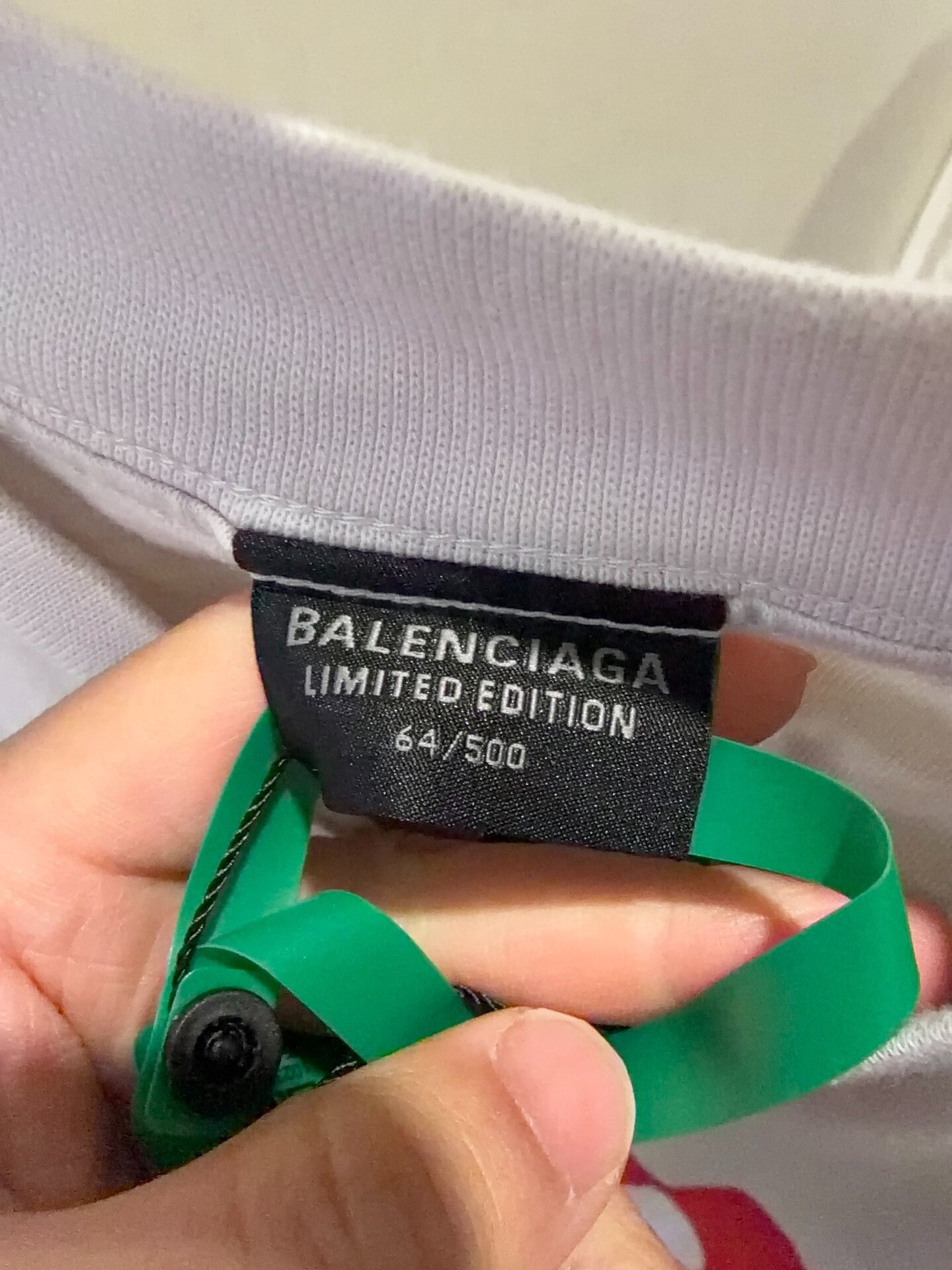 DEFEND PARIS balenciaga logo t-shirt with red graphic Size US M / EU 48-50 / 2 - 3 Thumbnail