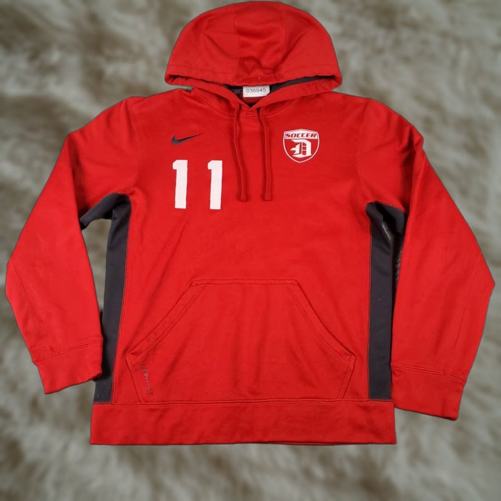Nike Nike Hoodie Mens Small Red Pullover Casual Sweatshirt Fleece Swoosh Size US S / EU 44-46 / 1 - 1 Thumbnail