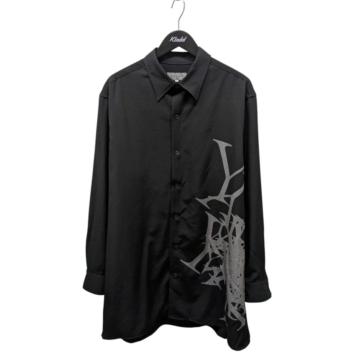 Yohji Yamamoto Yohji Yamamoto pour homme 24SS YY Discharge-dyed Shirt Size US L / EU 52-54 / 3 - 1 Thumbnail