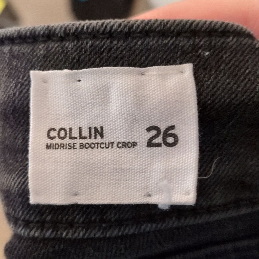 Hudson Hudson Jeans Collin Raw-Edge Mid Rise Cropped Jeans Size 26 Size 26" / US 2 / IT 38 - 10 Thumbnail