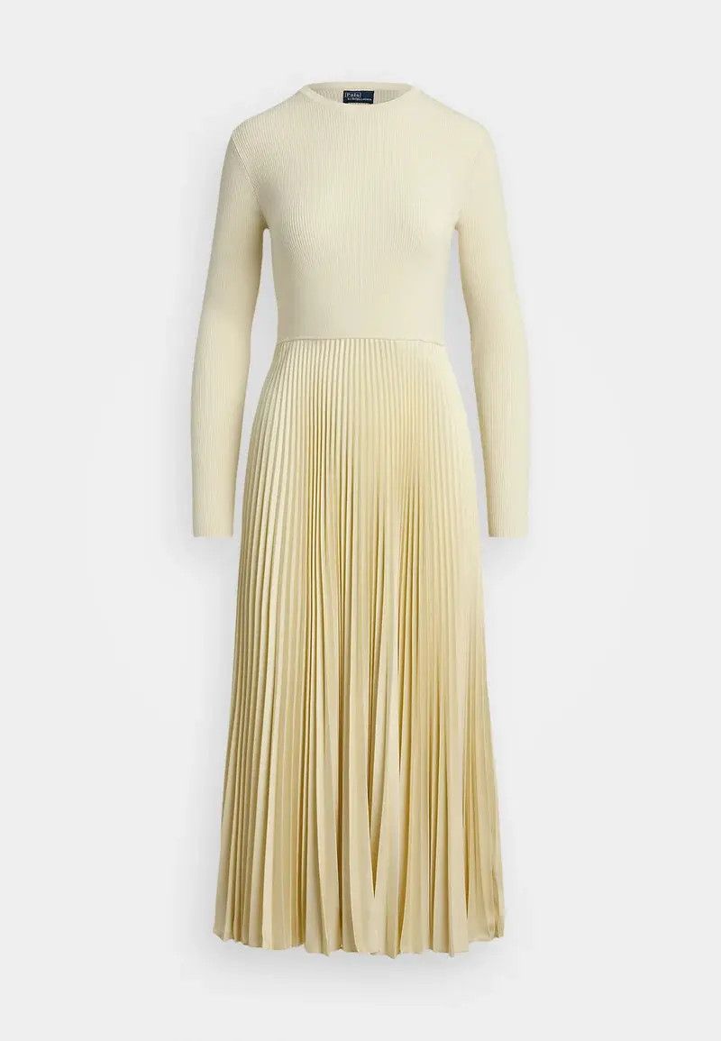 Polo Ralph Lauren o1g2r1mq0326 Jamie Dress in Authentic Cream Size L / US 10 / IT 46 - 1 Thumbnail