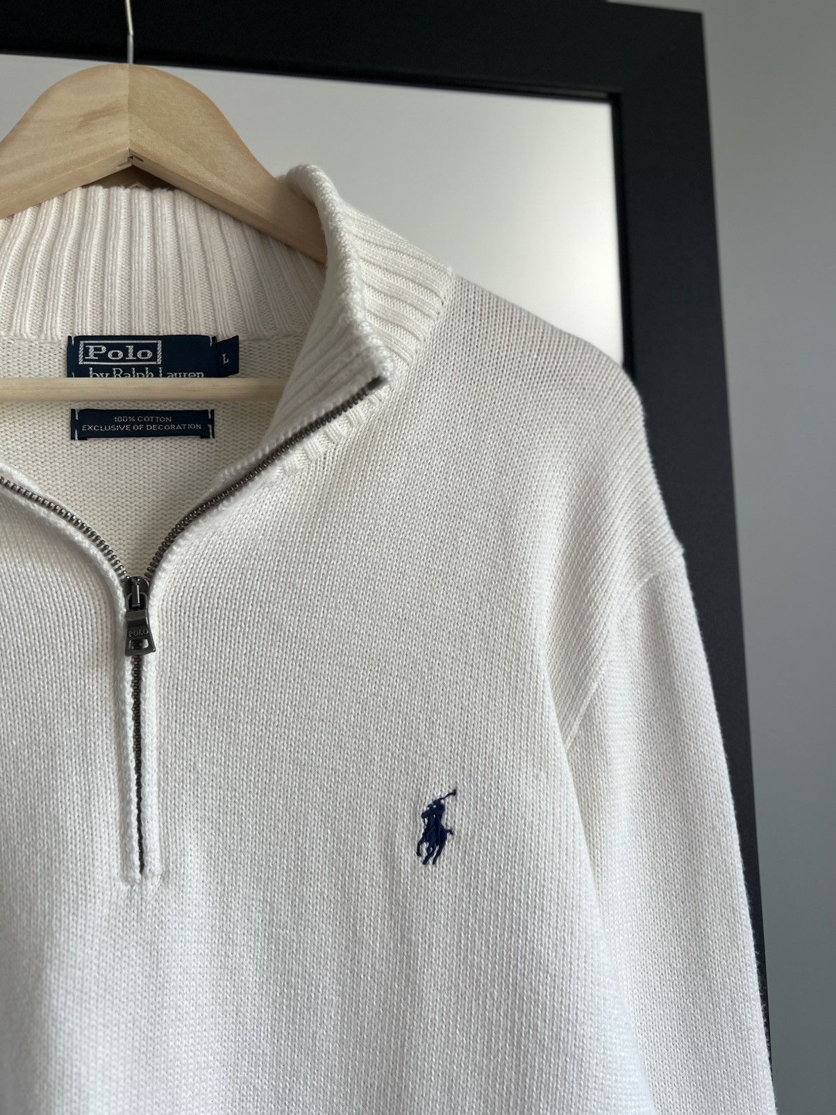 Ralph Lauren Polo Ralph Lauren Vintage 1/3 Zip Old Money Luxury Sweater Size US L / EU 52-54 / 3 - 4 Thumbnail