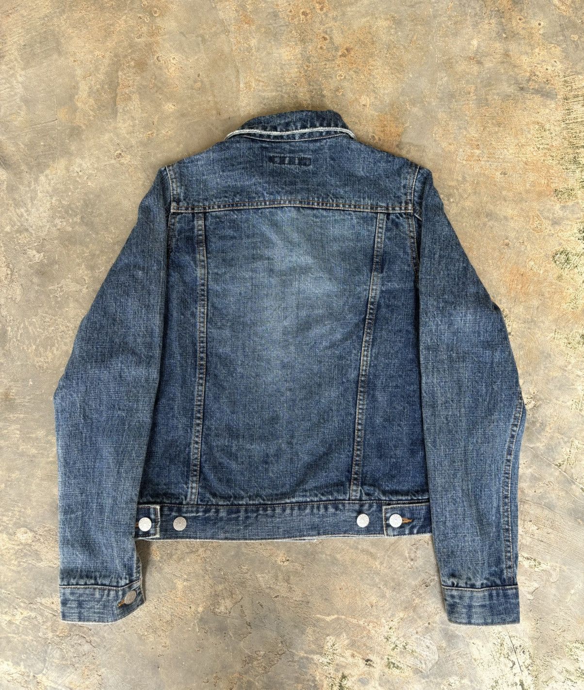 Designer Earth Music & Ecology Denim Jacket Size 1 Size M / US 6-8 / IT 42-44 - 5 Thumbnail