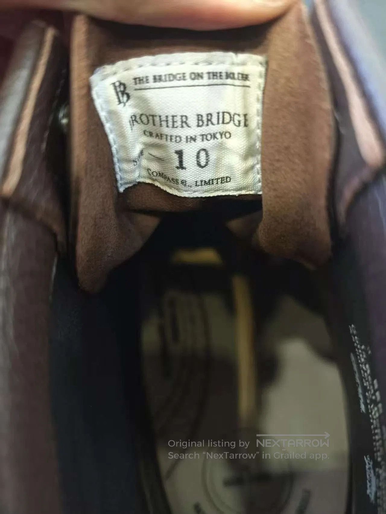 Uniform Bridge Brother Bridge Japanese Leather Retro Work Boots. Size US 10 / EU 43 - 3 Thumbnail