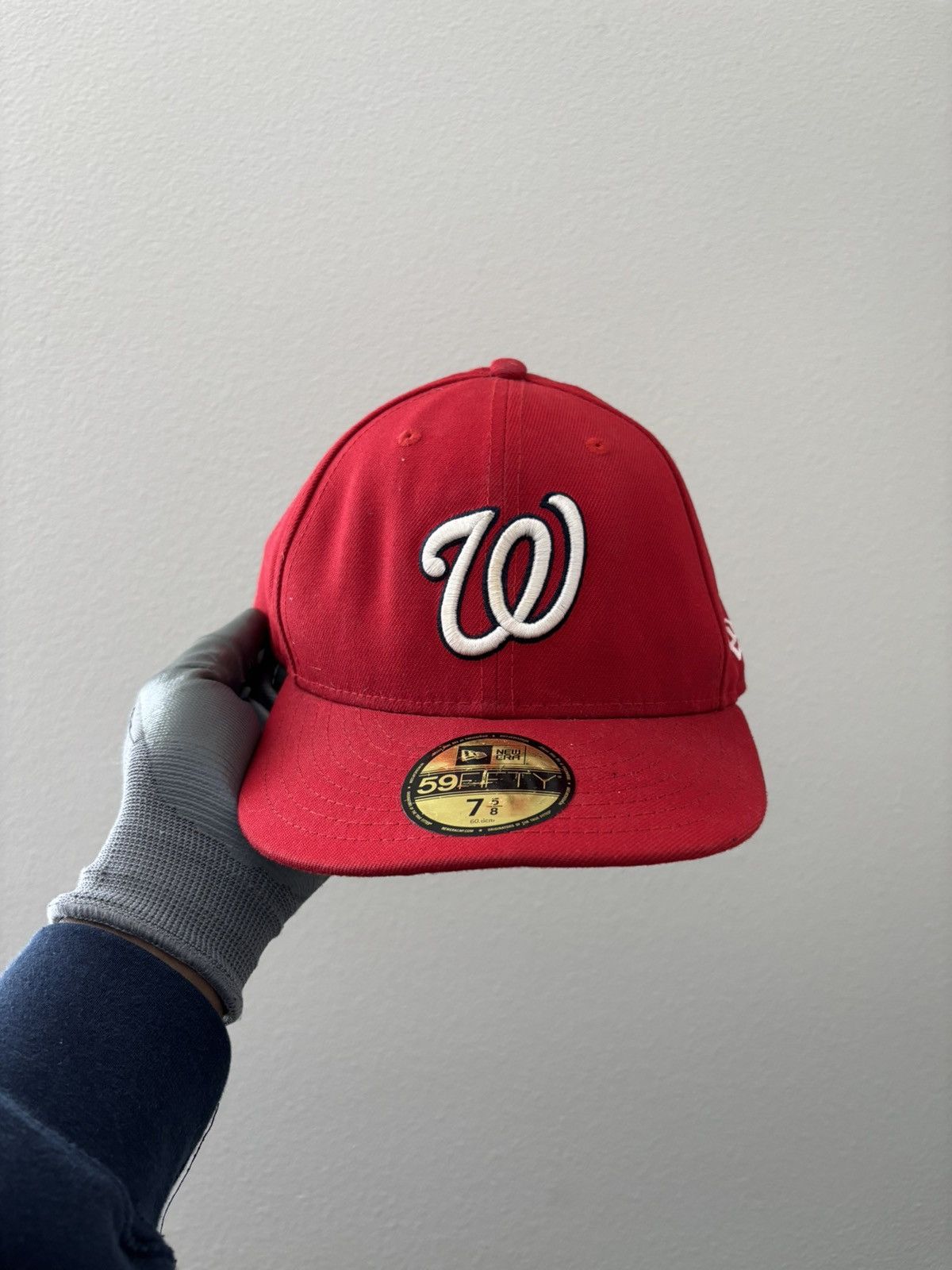 New Era 7 5/8 Washington Nationals Fitted Hat Size ONE SIZE - 1 Thumbnail