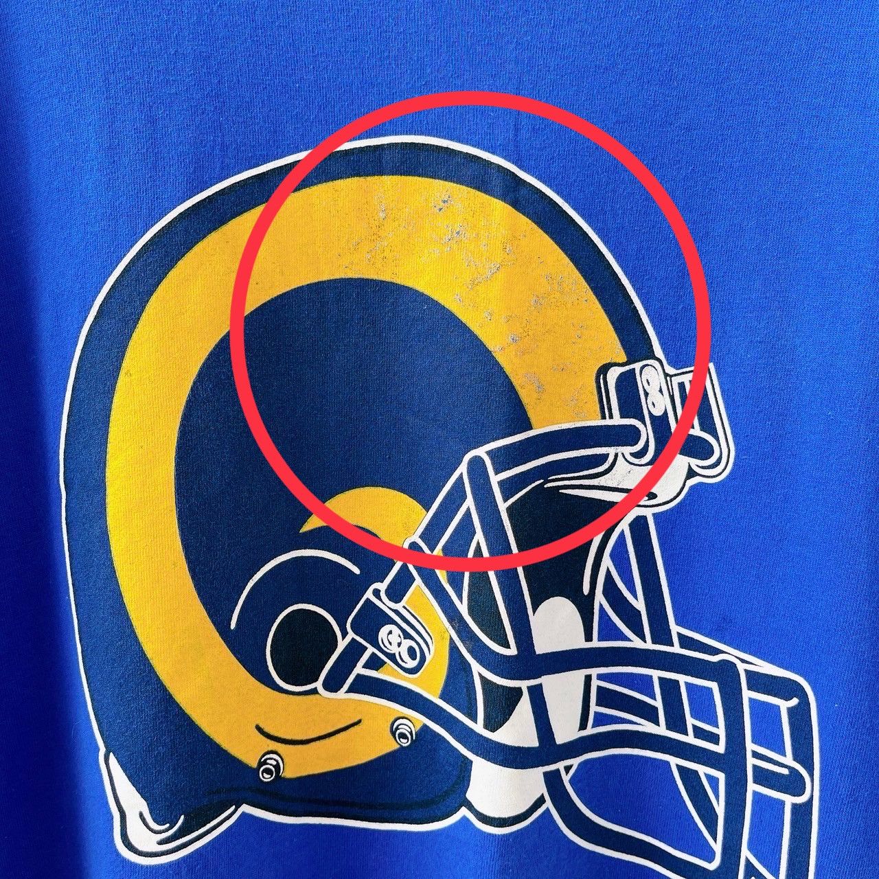 Salem Sportswear × Vintage 90s St. Louis Rams NFL t-shirt/ XXL Size US XXL / EU 58 / 5 - 4 Thumbnail