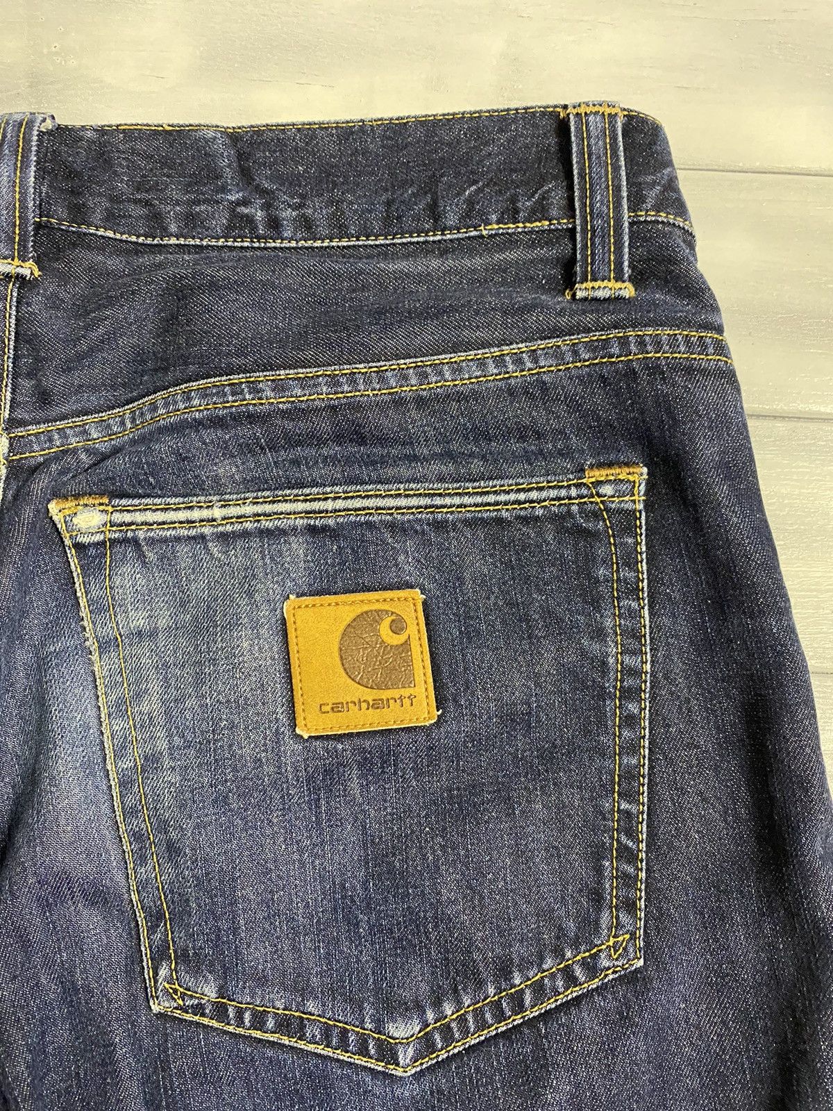 Carhartt Rare Vintage Pants Denim Jeans Carhartt y2k style. Size US 31 - 2 Thumbnail