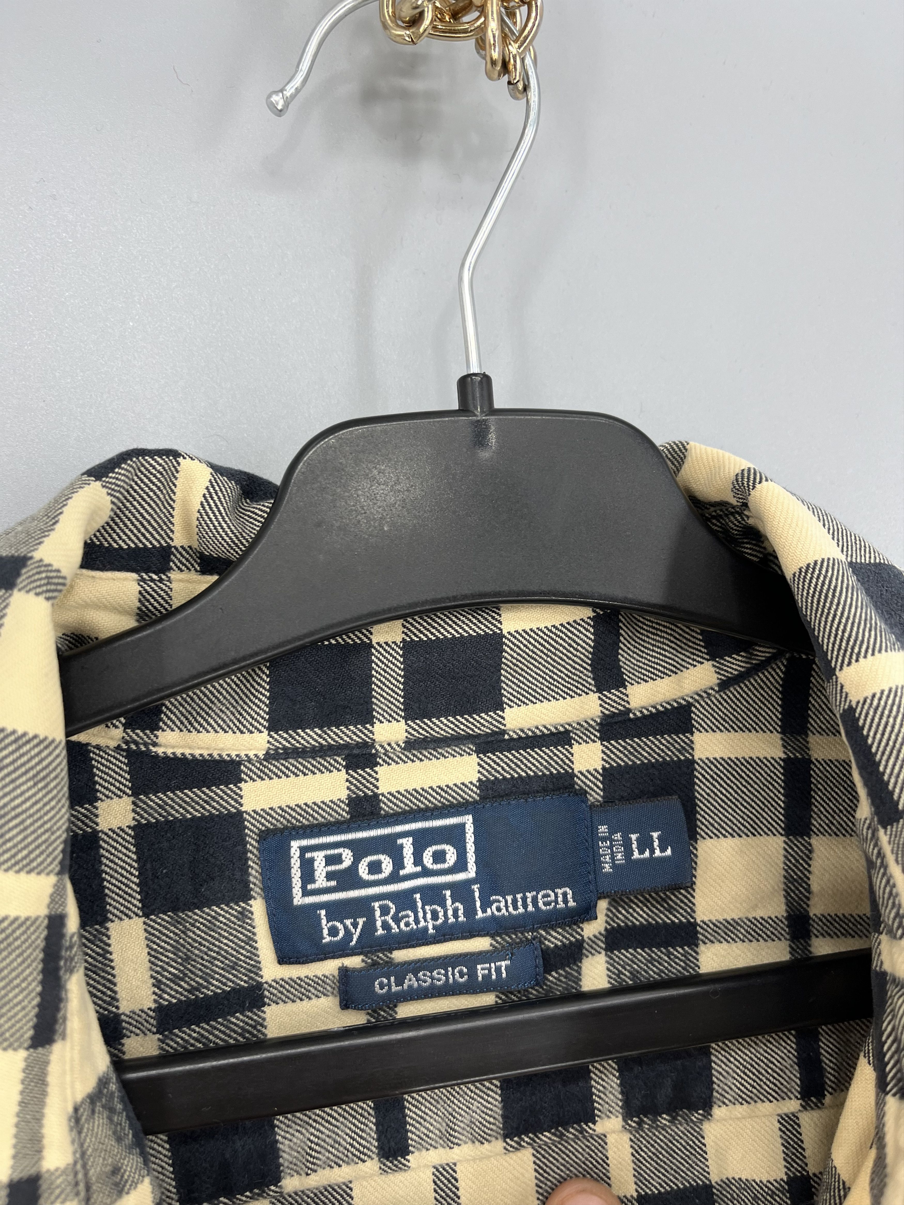 Polo Ralph Lauren Vintage Flannel Polo Raplh Lauren Plaid Shirt Travis style Size US L / EU 52-54 / 3 - 10 Thumbnail