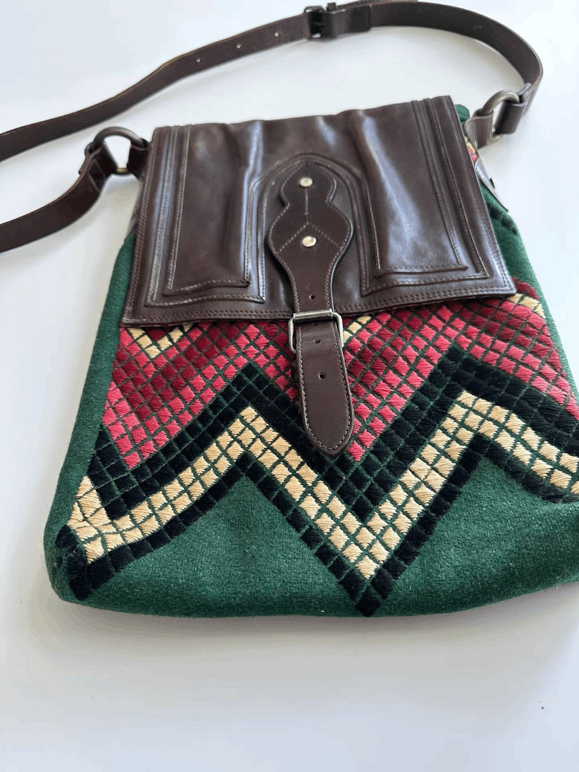 Dries Van Noten Dries Van Noten Ethical Pattern Shoulder Pouch-2508 Size ONE SIZE - 2 Thumbnail