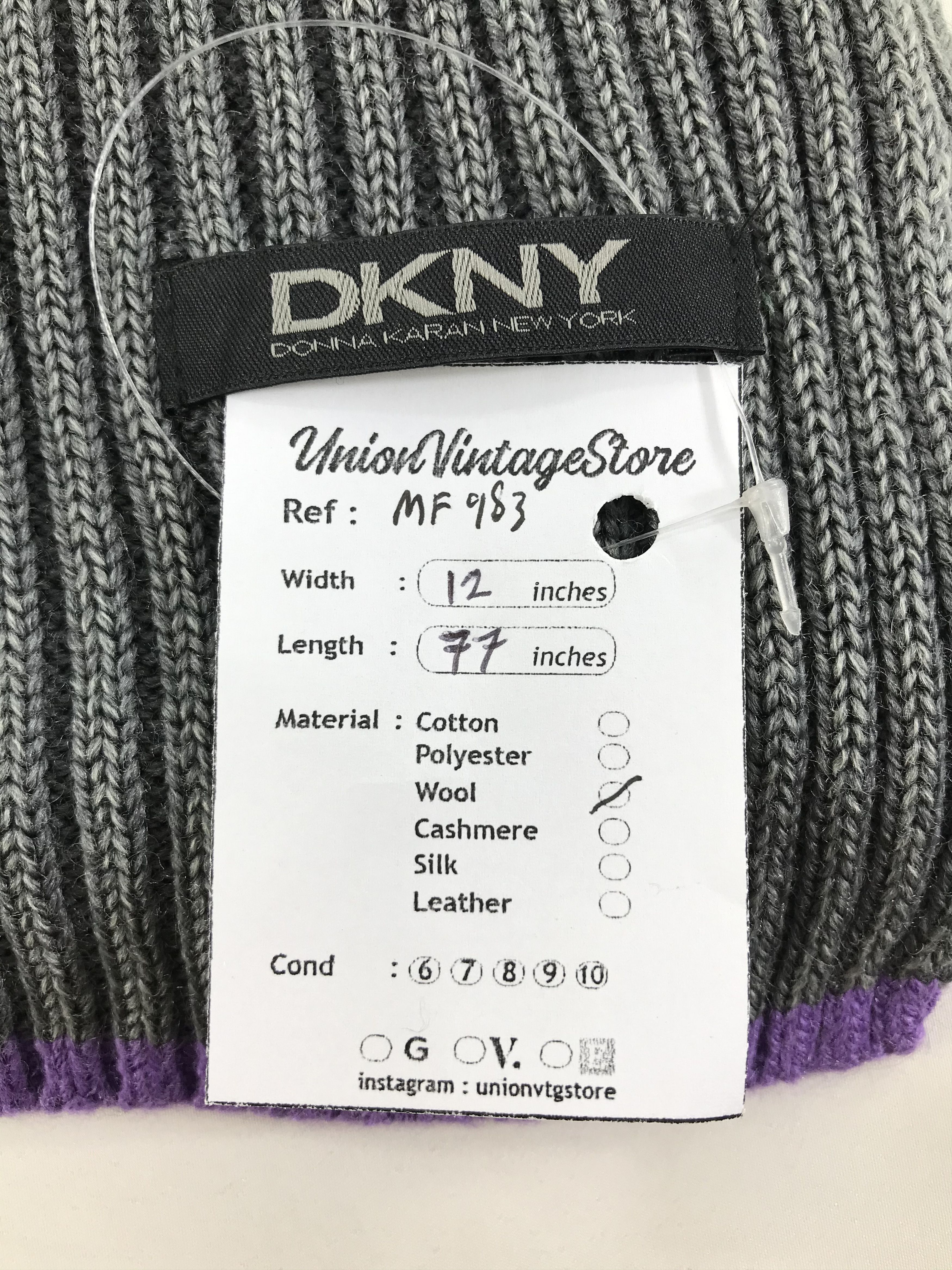 DKNY Vintage DKNY Scarf/Muffler/Neckwear MF983 Size ONE SIZE - 4 Thumbnail