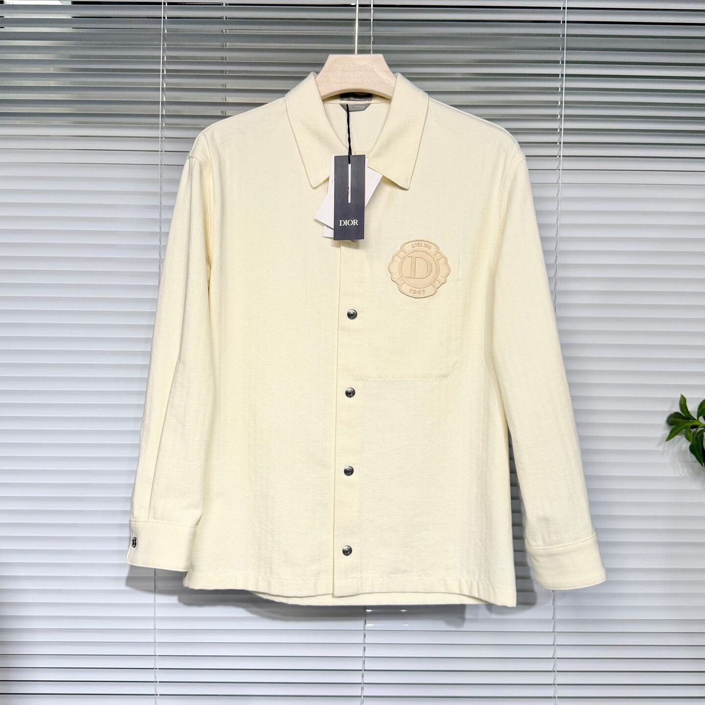Dior DIOR SS24 Embroidered Logo Shirt Jacket Size US S / EU 44-46 / 1 - 1 Thumbnail