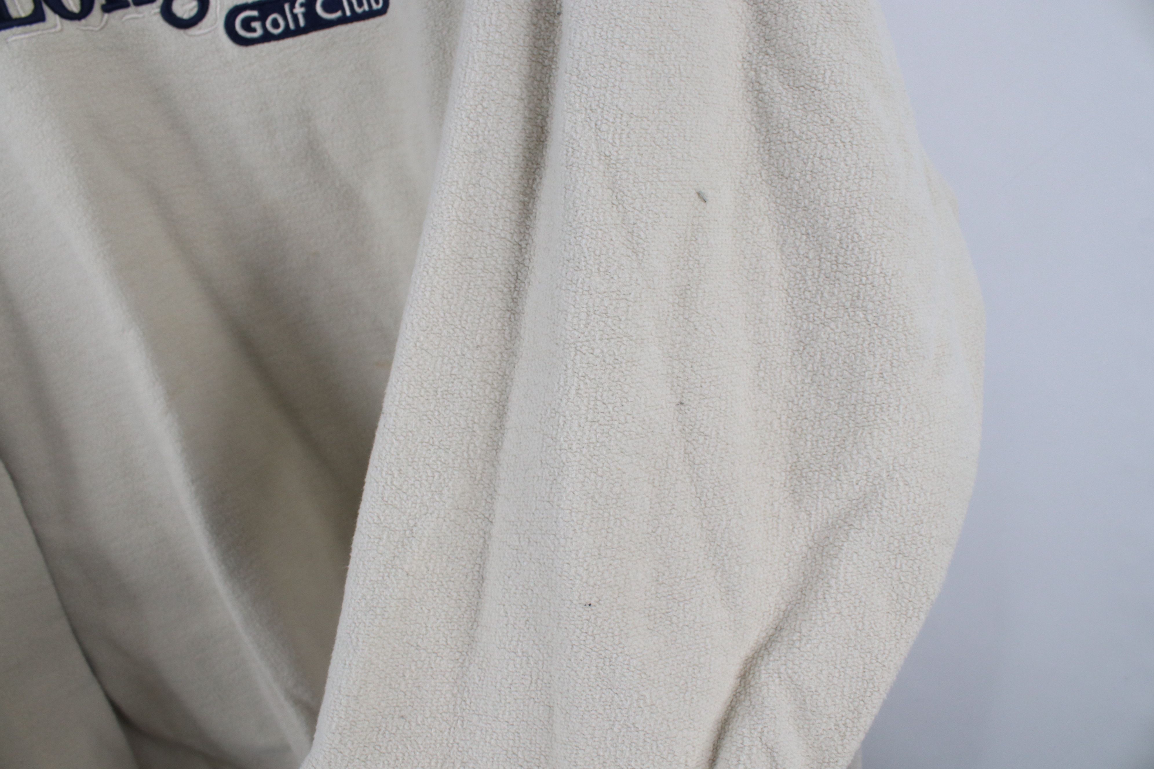 Vintage Vintage Reverse Longaberger Golf Club Sweatshirt Beige Size US XL / EU 56 / 4 - 9 Thumbnail