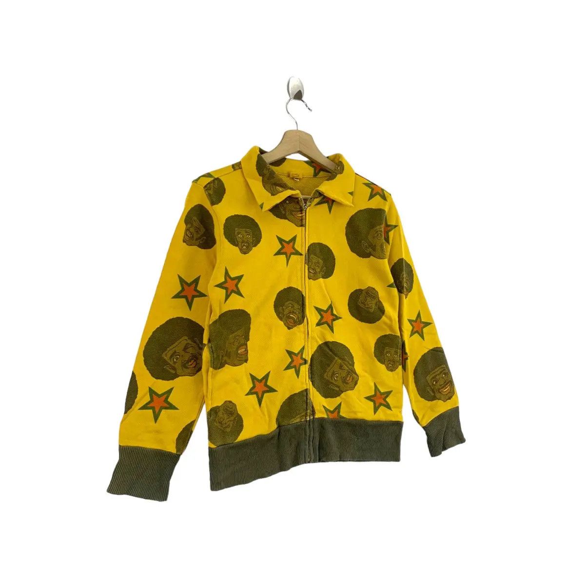 Vintage Vtg STORE’S RUGGED WORK Afro AOP Shimizu Japan Jacket Zipper Size S / US 4 / IT 40 - 2 Thumbnail