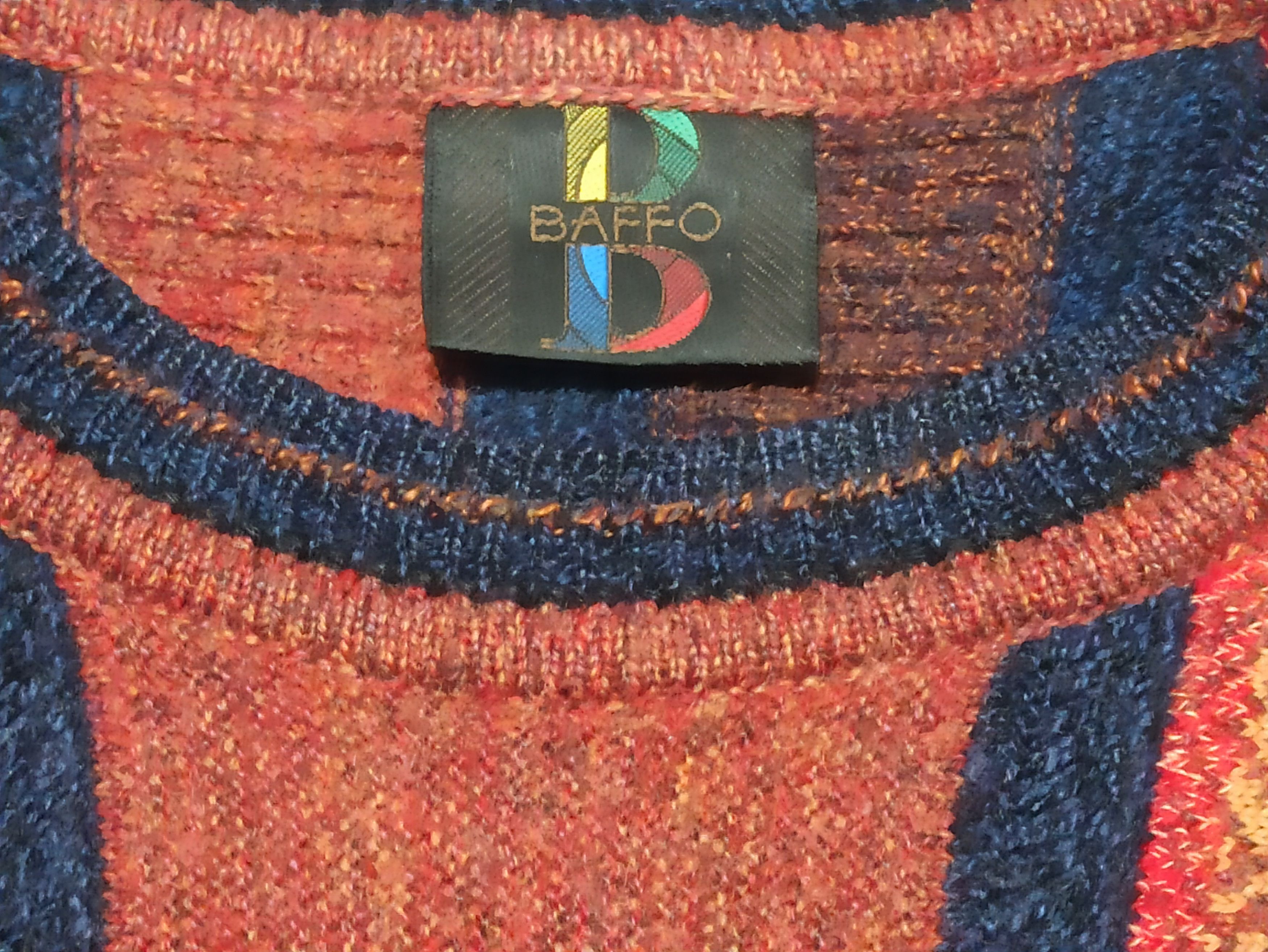 Other Vintage Baffo Italy 3D Knit Coogi Style Sweater Size US L / EU 52-54 / 3 - 2 Thumbnail