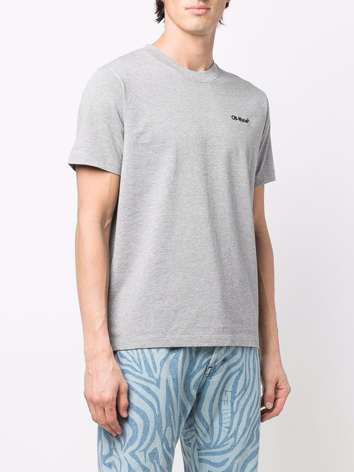 Off-White o1gr1nt1124 For All Slim S/S T-Shirt in Grey Size US S / EU 44-46 / 1 - 3 Thumbnail