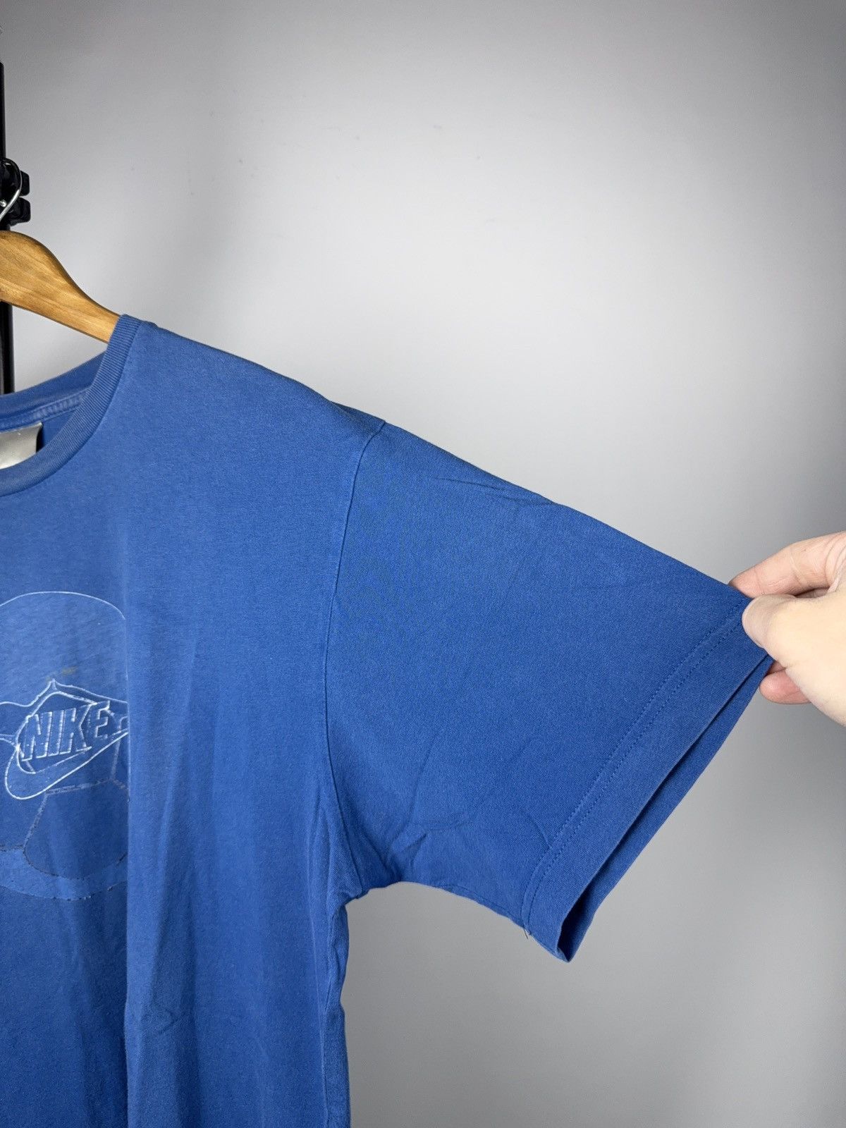 Nike Vintage 00s Y2K Nike Soccer Ball Logo Tee 2000s Turkey Made Size US L / EU 52-54 / 3 - 4 Thumbnail