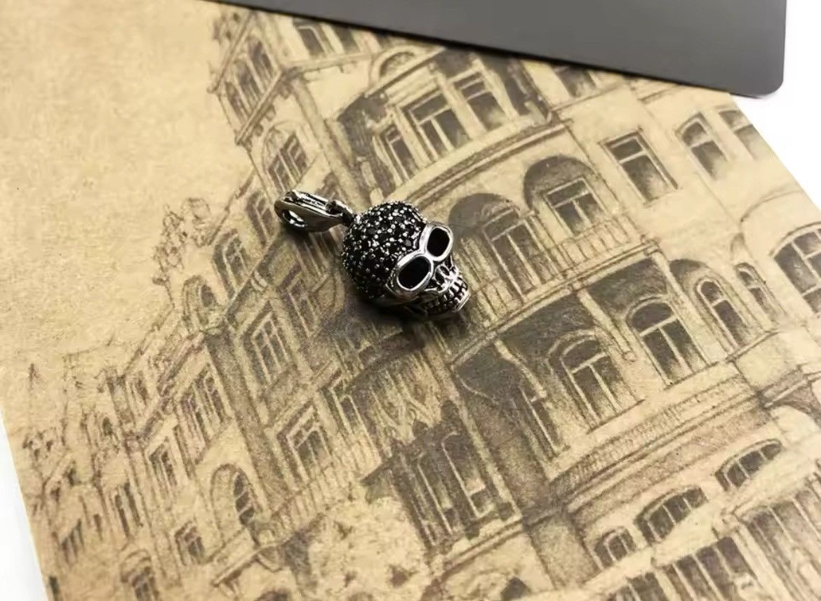Other Skull Pave Charm Necklace Size ONE SIZE - 4 Thumbnail