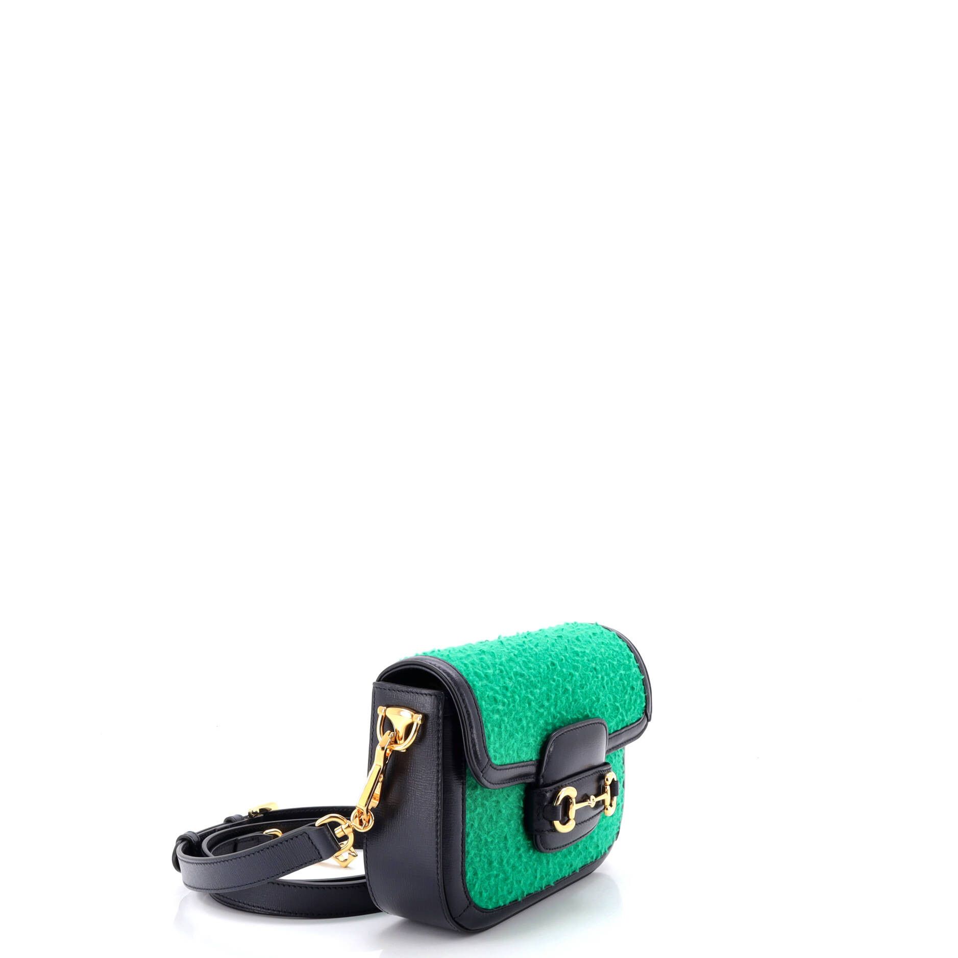Gucci Horsebit 1955 Shoulder Bag Wool Mini Size ONE SIZE - 1 Thumbnail