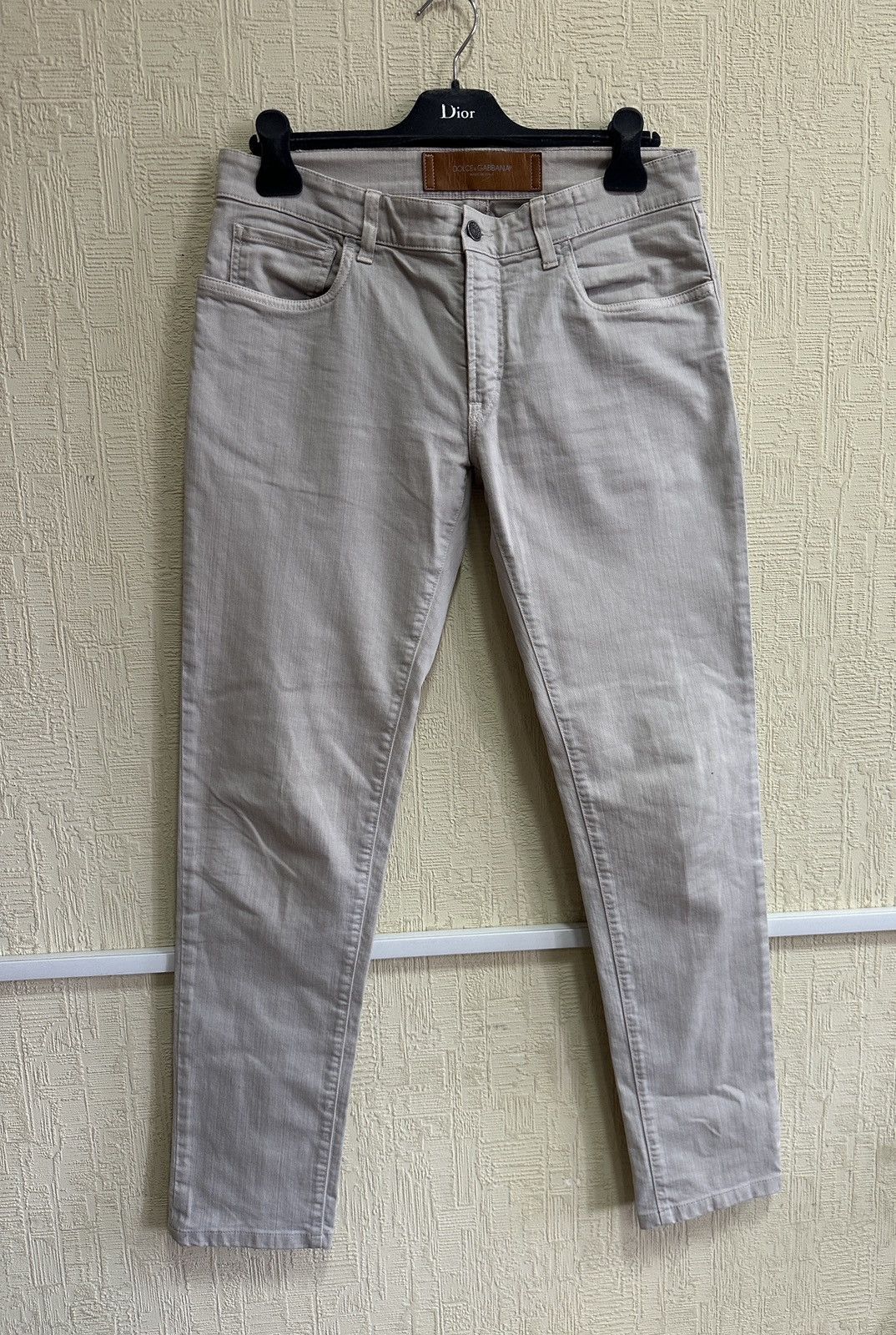 Dolce & Gabbana D&G 14 Stretch Beige Denim Pants | Made in Italy | Size 48 Size US 32 / EU 48 - 15 Thumbnail