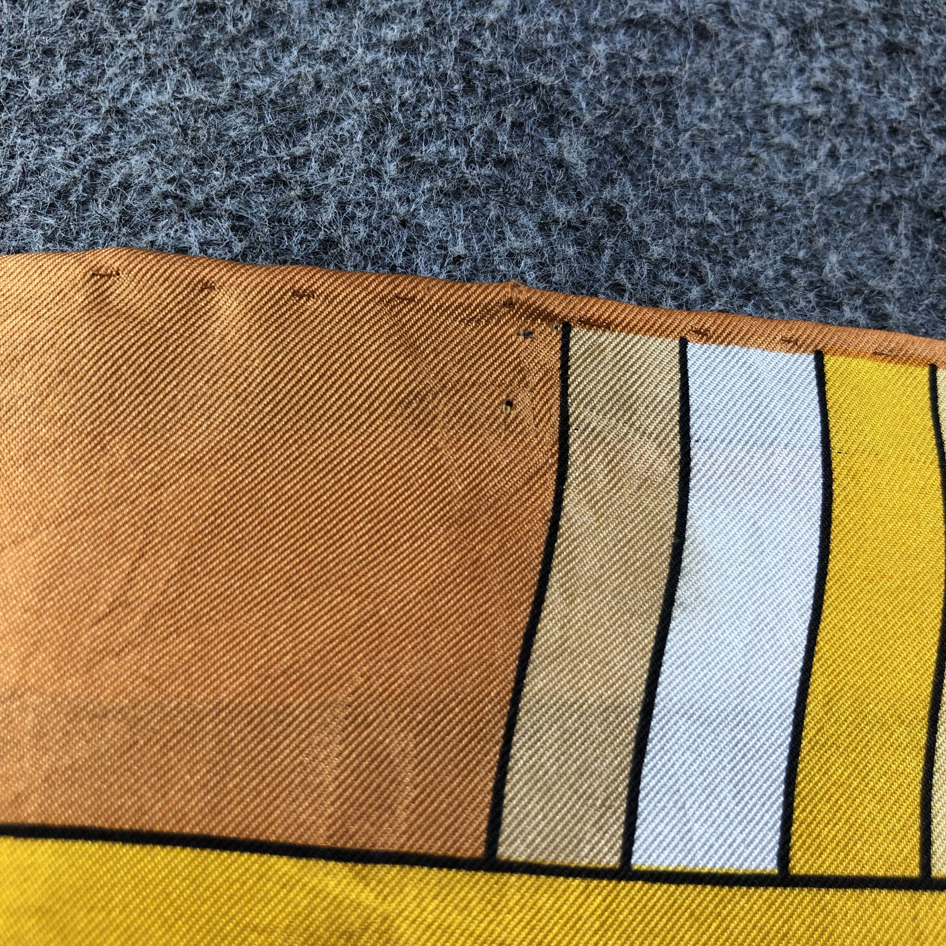 Japanese Brand Raoul Bruckert Abstract Hand Rolled Silk Scarf M771 Size ONE SIZE - 9 Thumbnail
