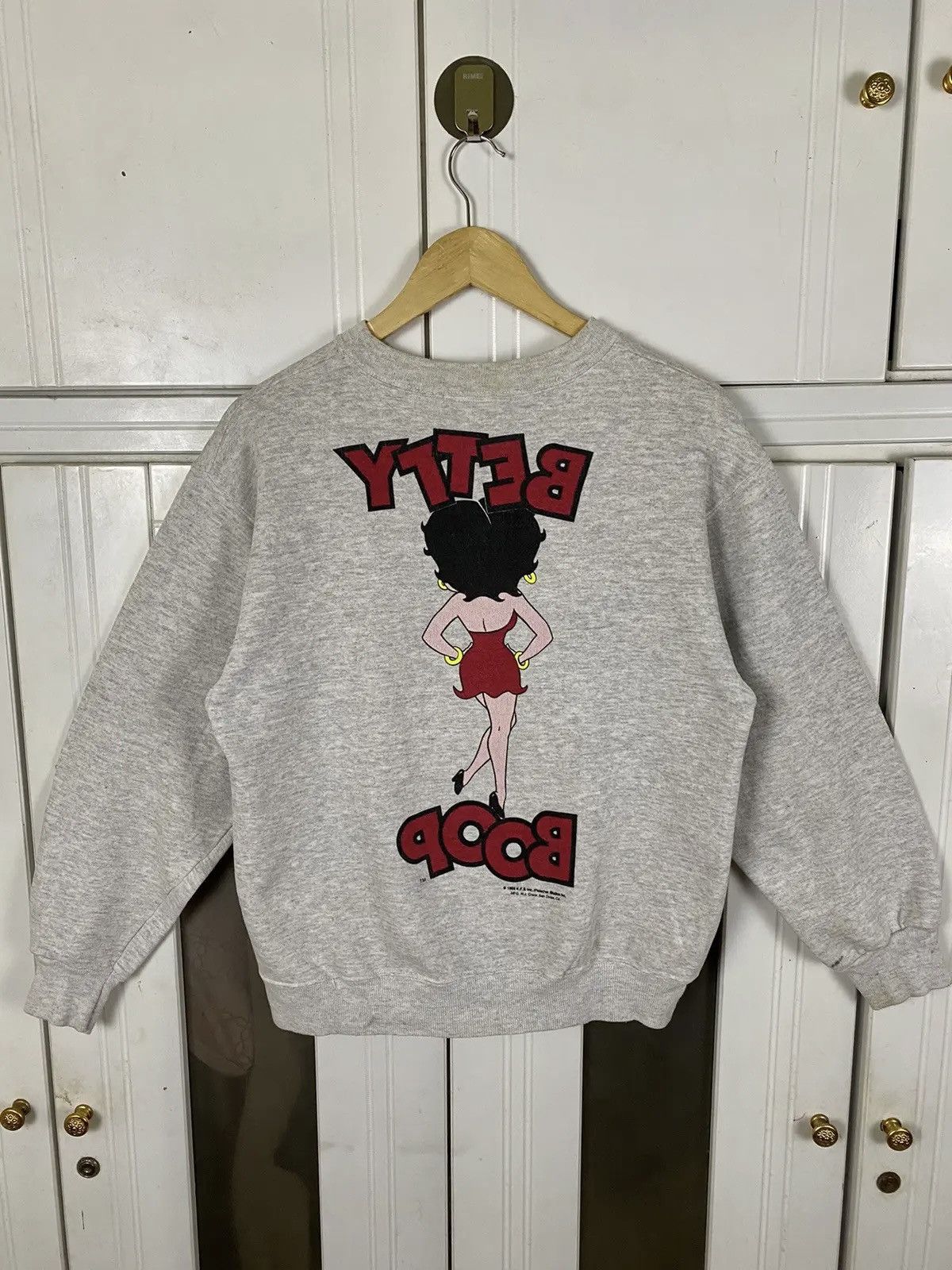 Cartoon Network Vintage Betty Boop Hanes Sweatshirt Size US M / EU 48-50 / 2 - 2 Thumbnail