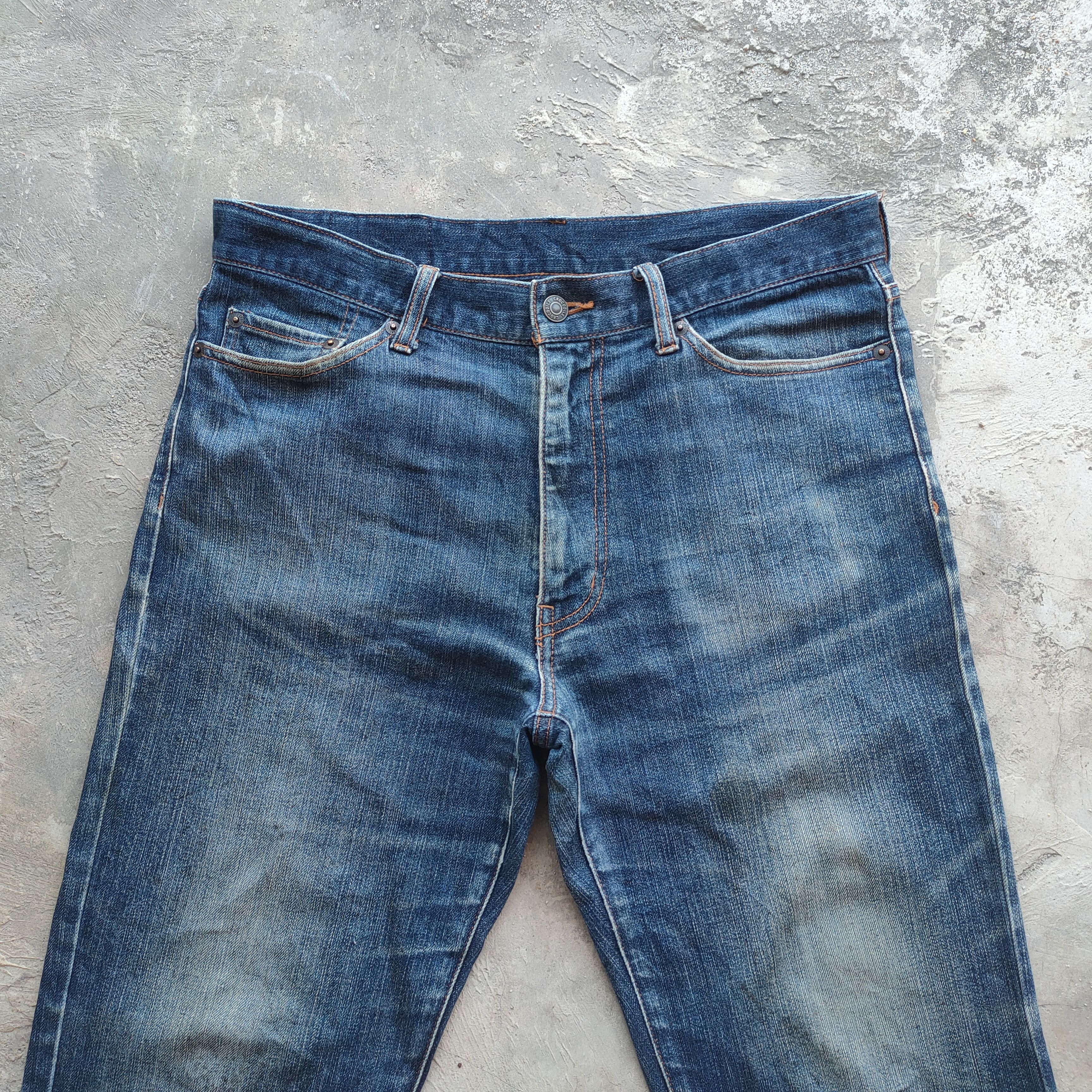 Crocs W32 VINTAGE CROCODILE FADED DISTRESSED JEANS PANTS Size US 32 / EU 48 - 3 Thumbnail