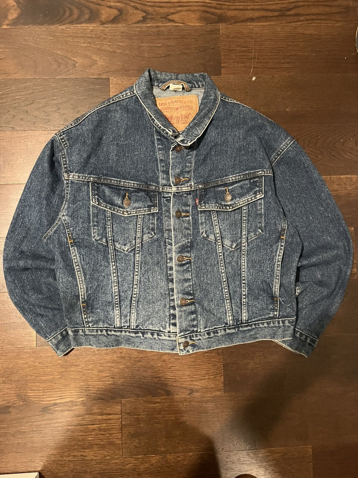 Levi's Vintage Clothing Vintage 1984 Levis Jean Trucker Jacket Size US M / EU 48-50 / 2 - 1 Thumbnail