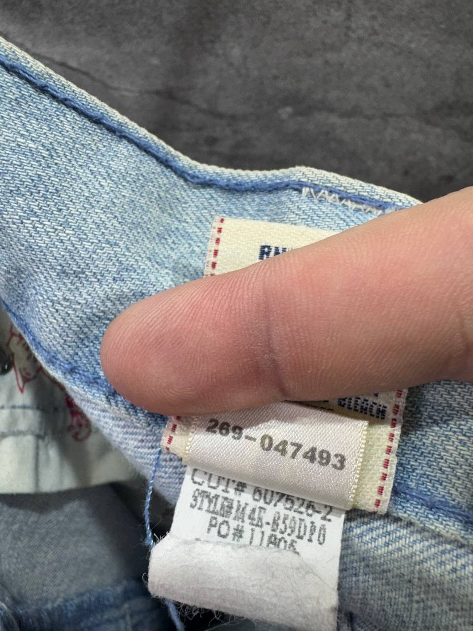 True Religion True Religion Men's Ricky Straight Denim Jeans Size US 32 / EU 48 - 17 Thumbnail