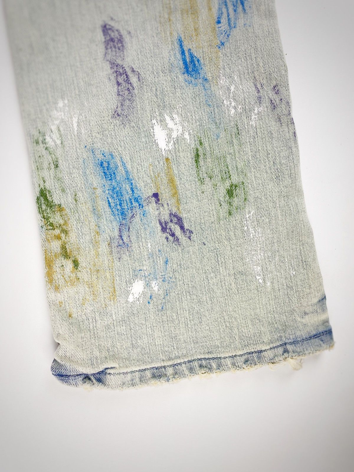 Purple Brand PURPLE BRAND Paint Splatter 32 Style P004 Slim Boot Jeans Size US 32 / EU 48 - 12 Thumbnail