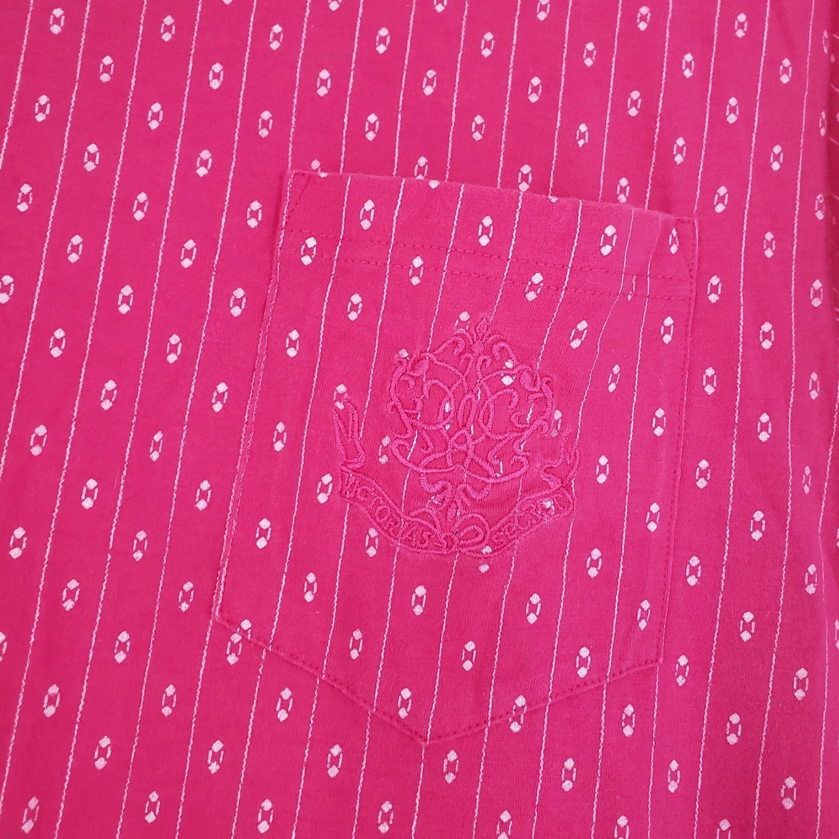 Victoria's Secret VINTAGE Victoria's Secret Gown Nightgown Womens Large Pink 100% Cotton 80s Solid Long Sleeve L Womens Size ONE SIZE - 5 Thumbnail