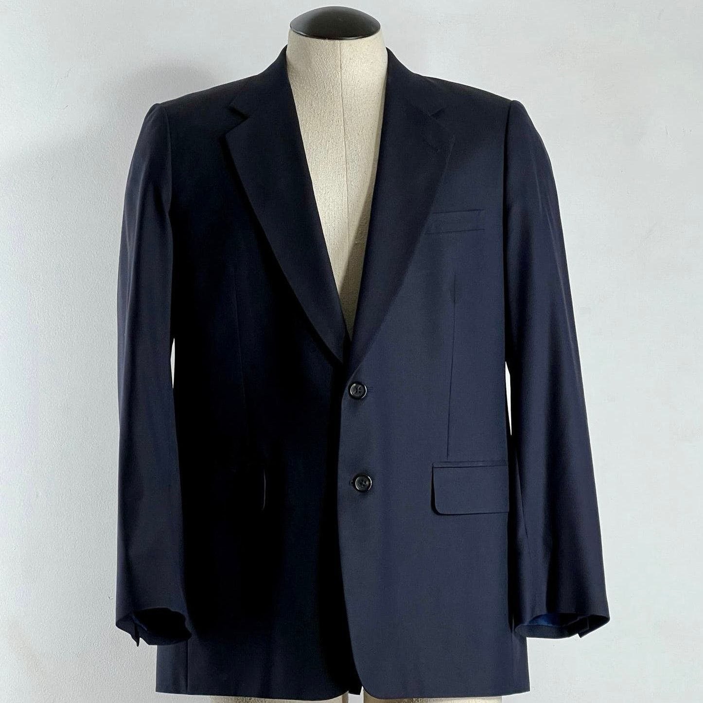 Holland & Sherry Holland Sherry Men Wool Cashmere Blue Blazer Jacket Size 41 Size US M / EU 48-50 / 2 - 2 Thumbnail