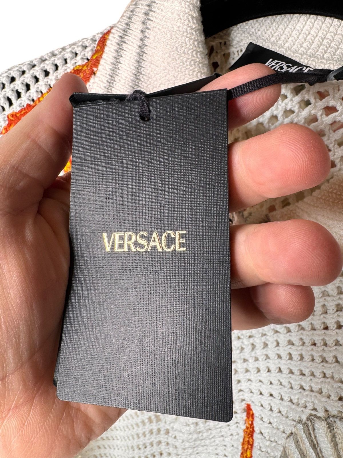 Versace Versace cotton knit polo with coral embroidery Size XS / US 0-2 / IT 36-38 - 16 Thumbnail