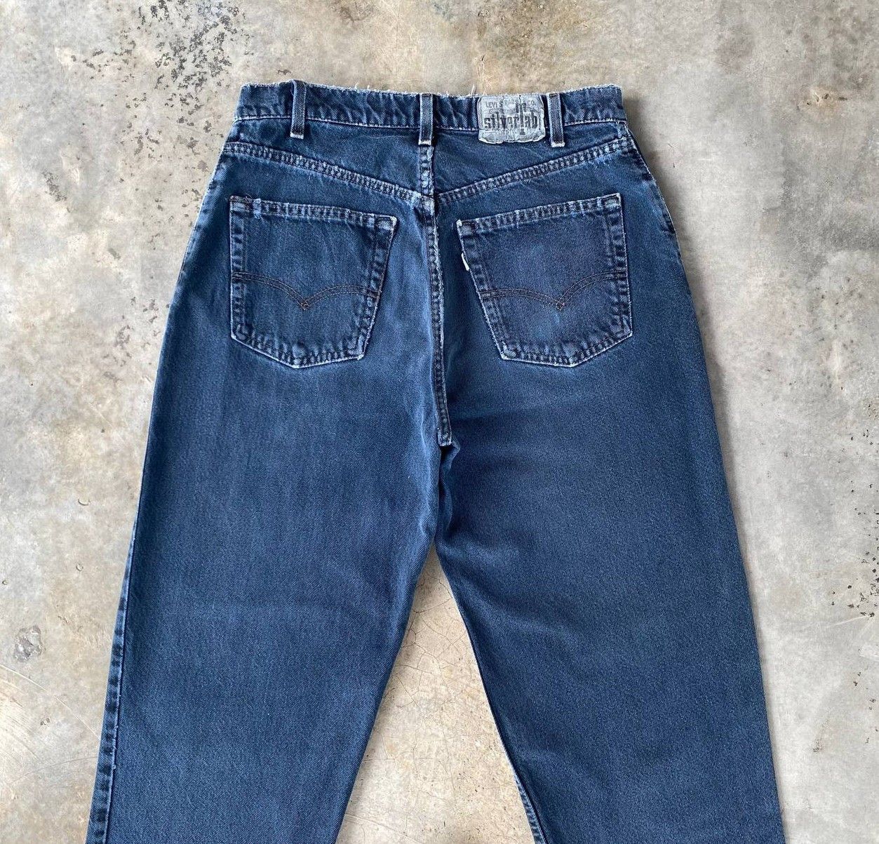 Levi's Vintage Clothing VINTAGE 1994 LEVIS SILVERTAB LOOSE BAGGY FADED BLACK W32X30" Size US 32 / EU 48 - 14 Thumbnail
