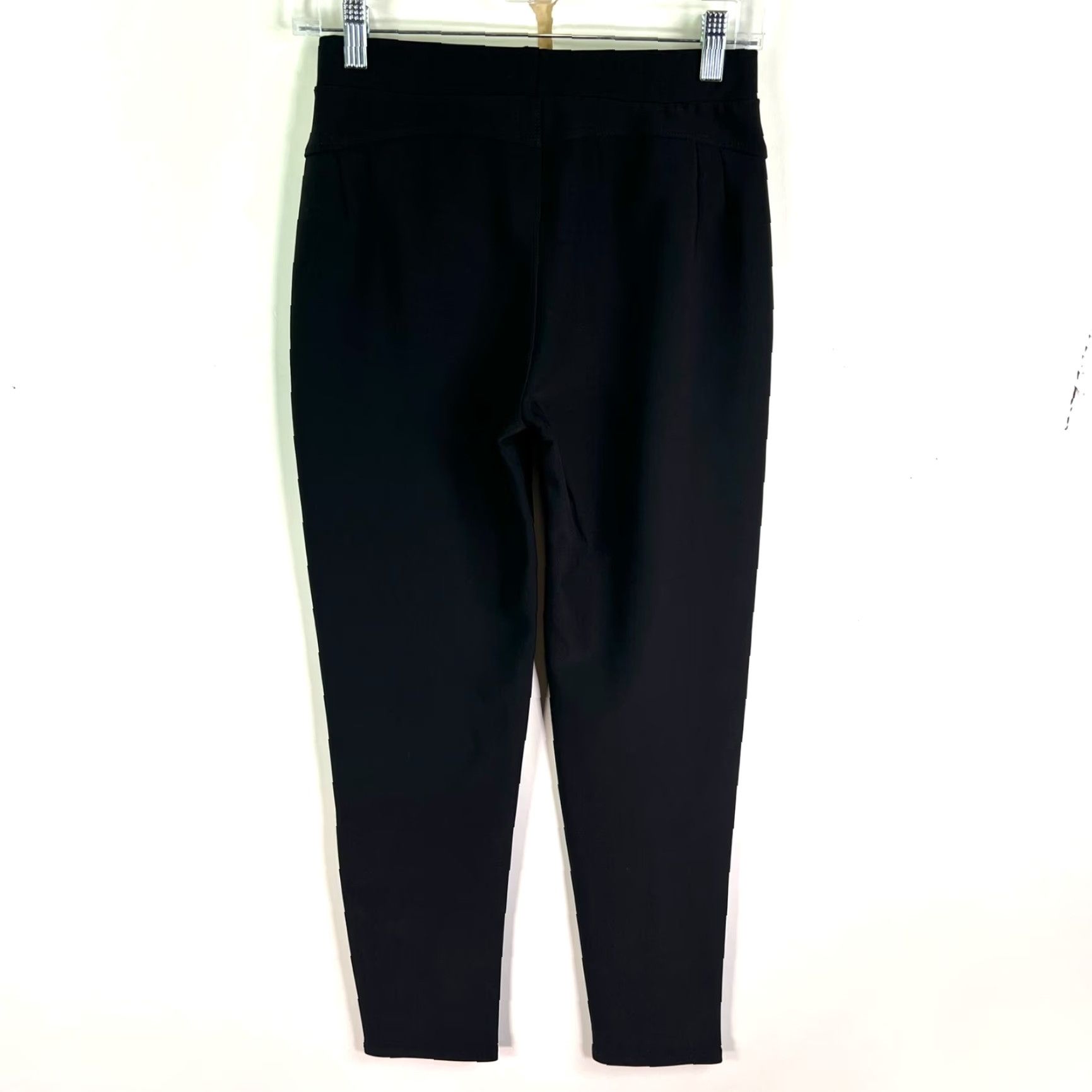 Vintage Conceited Knit Stretch Ankle Leggings Pants Womens Size L T 26X30 Black Size 36" / US 14 / IT 50 - 6 Thumbnail