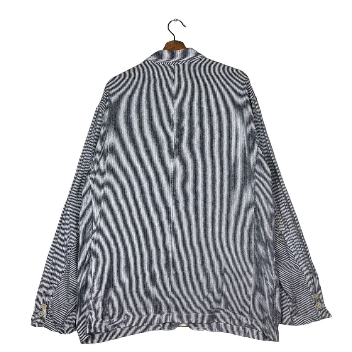 Japanese Brand 🔥Vintage Hickory Chore Jacket Uniqlo Japan Issey Miyake Size US XL / EU 56 / 4 - 8 Thumbnail