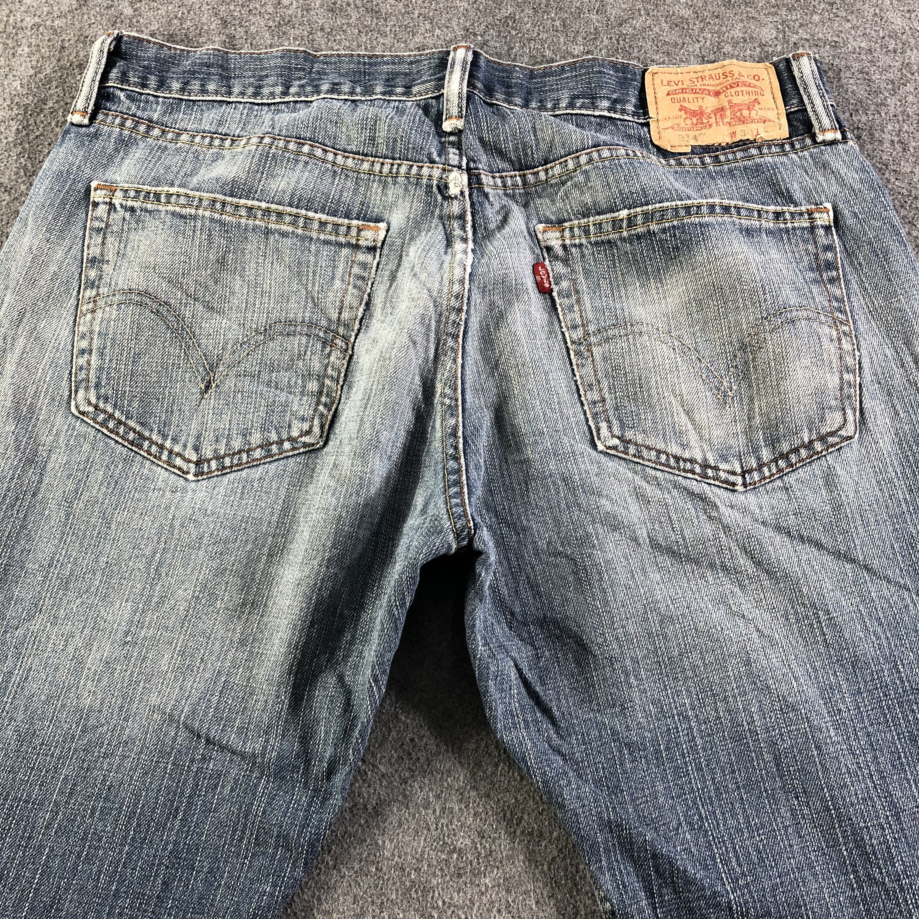 Levi's Vintage Blue Wash Levis 514 Jeans-J3151 Size US 35 - 4 Thumbnail
