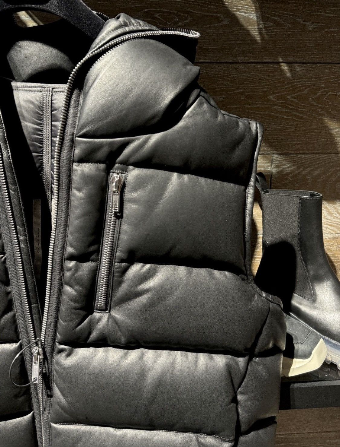 Rick Owens × Rick Owens Drkshdw Rick Owens Lamb Skin Vest Size US L / EU 52-54 / 3 - 4 Thumbnail